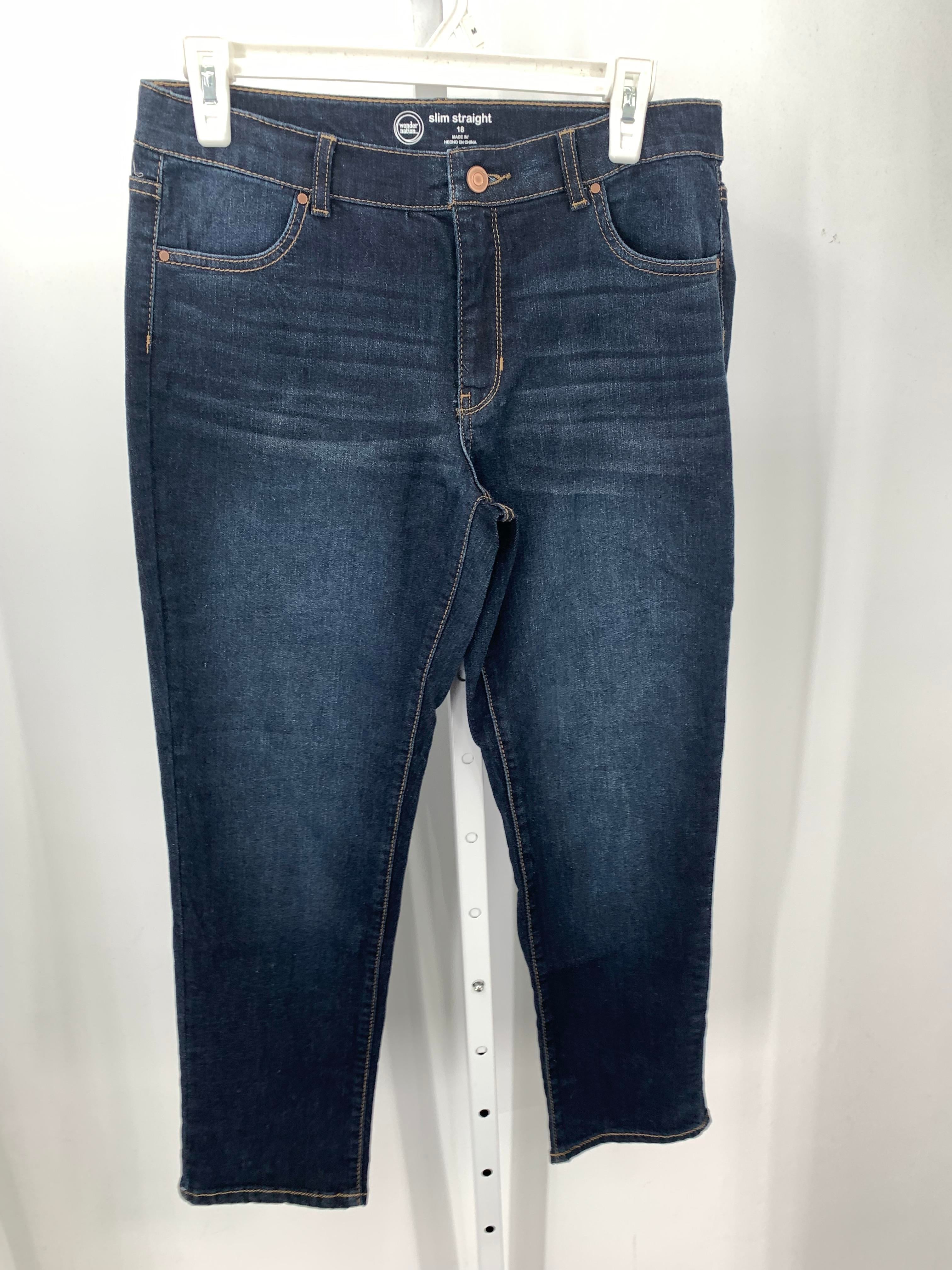 ADJ WAIST SLIM STRAIGHT