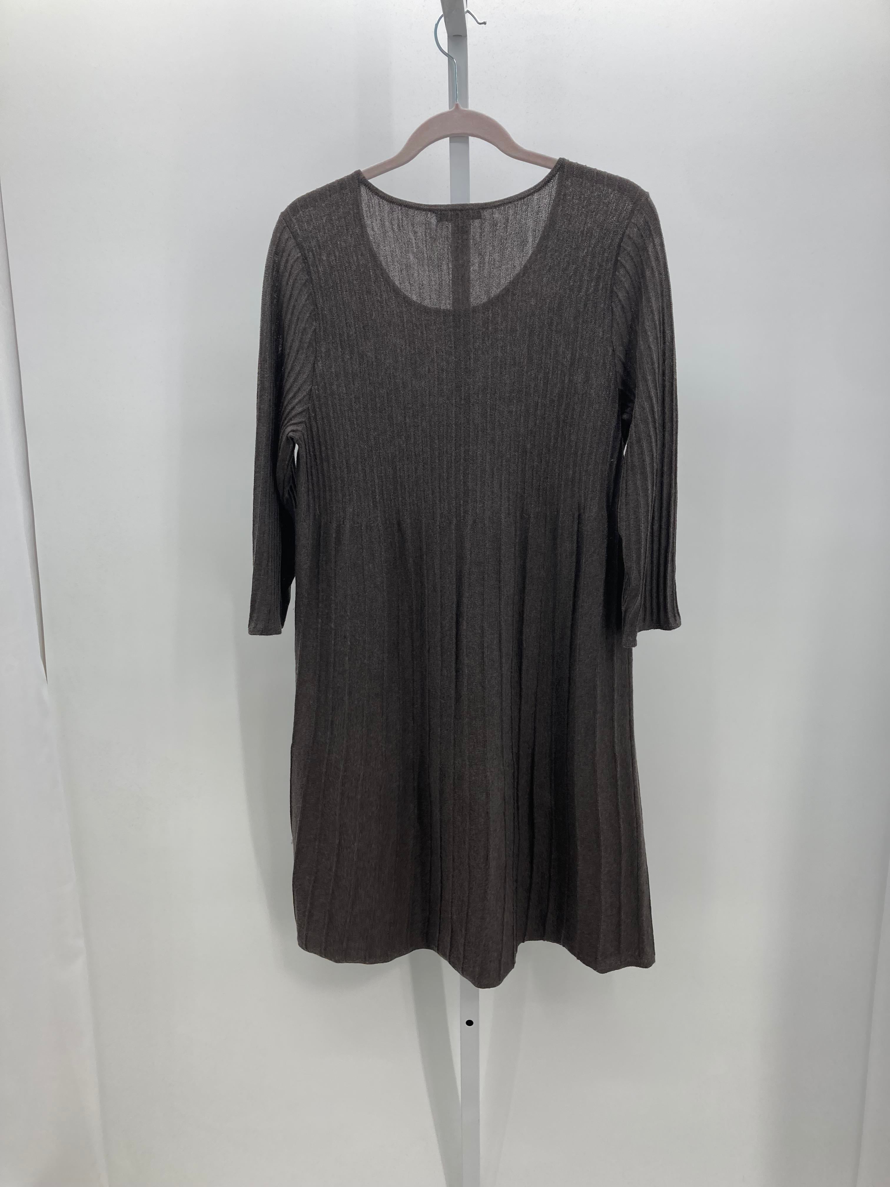 Eileen Fisher Size Medium Misses 3/4 Sleeve Dress
