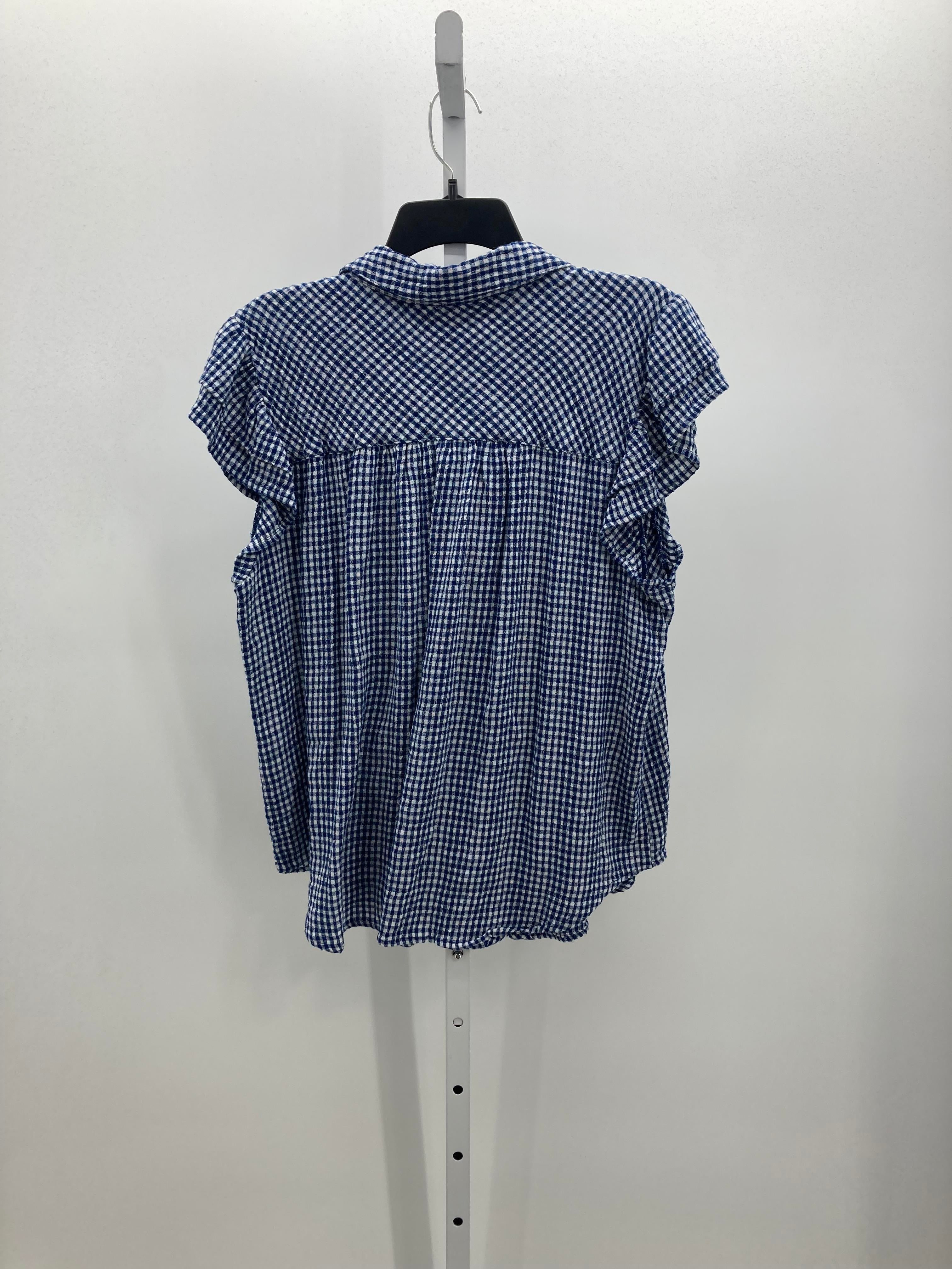 Jane + Delancey Size Large Misses Short Sleeve Shirt