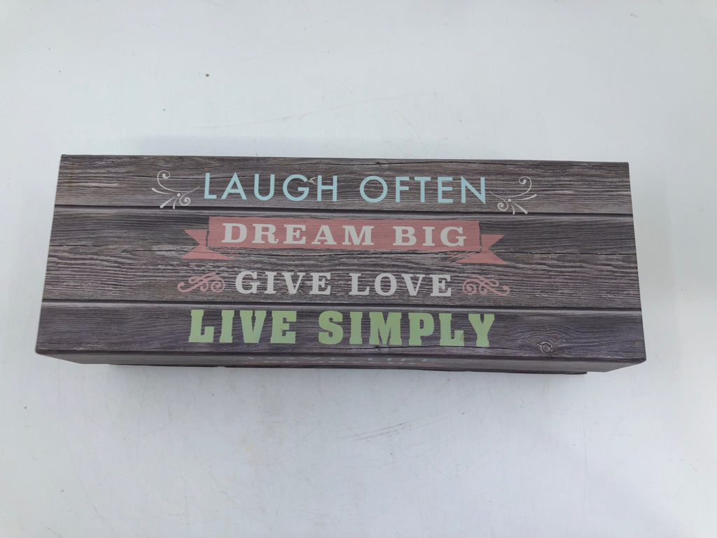 LAUGH OFTEN GREY GIFT BOX.