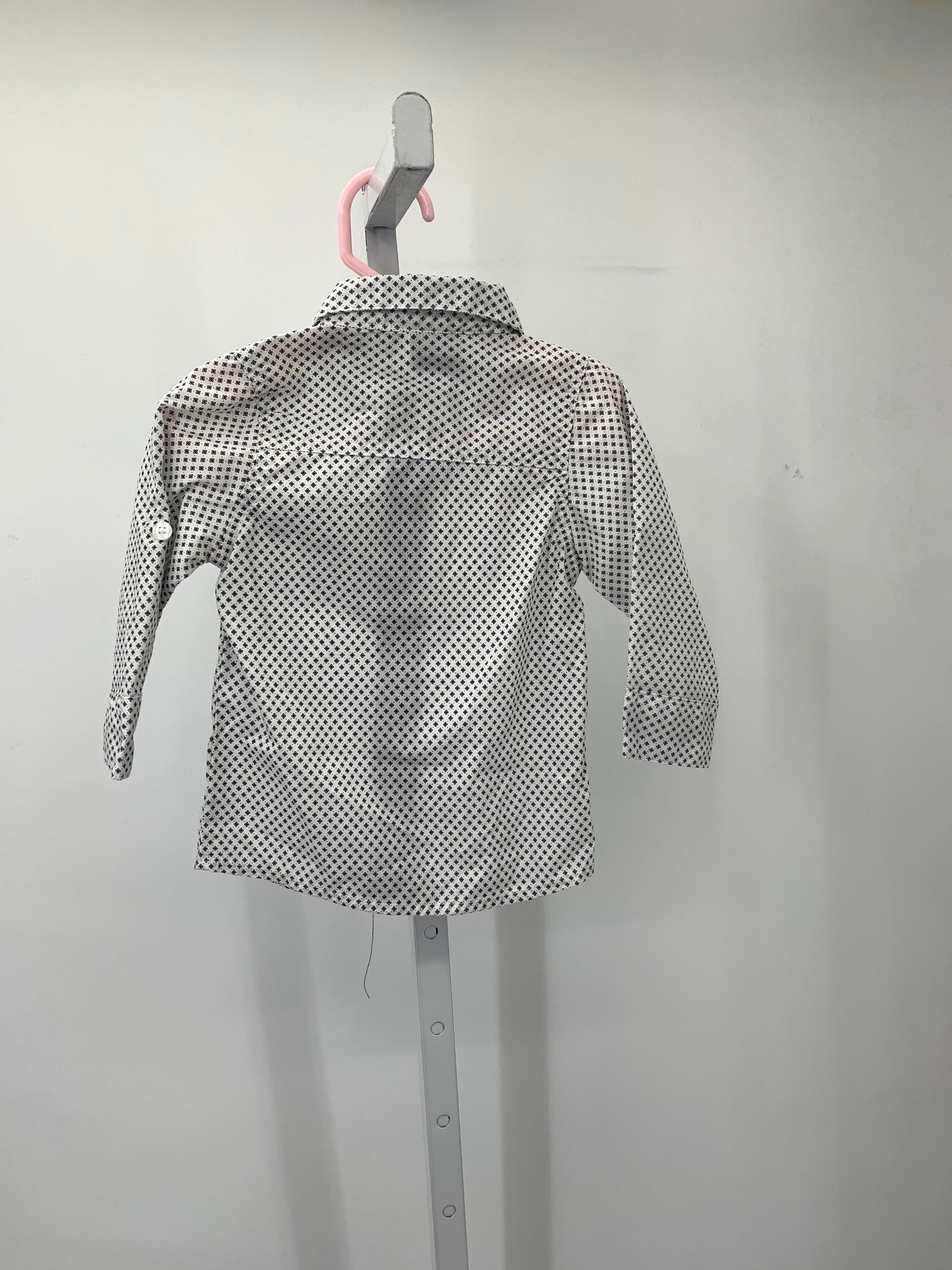 BLK PATTERN BTN DOWN.