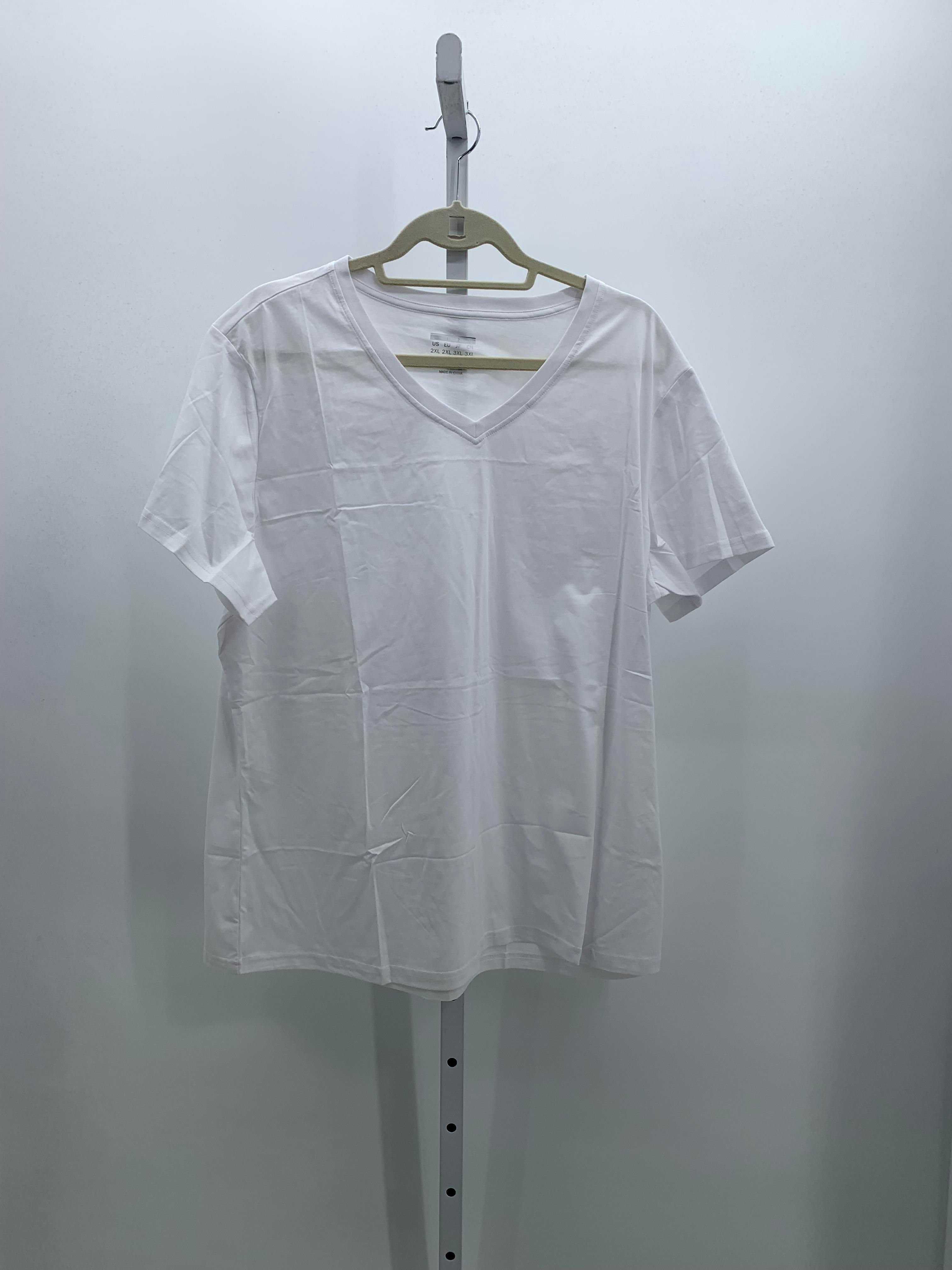 Size 2X Womens Short Sleeve Shirt