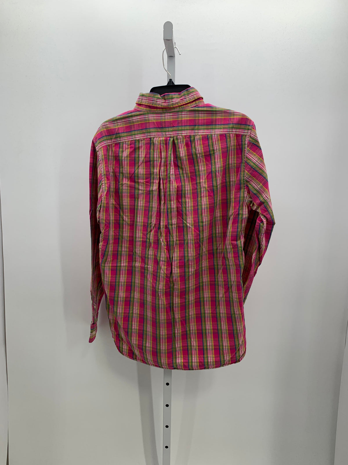 PLAID BTN DOWN