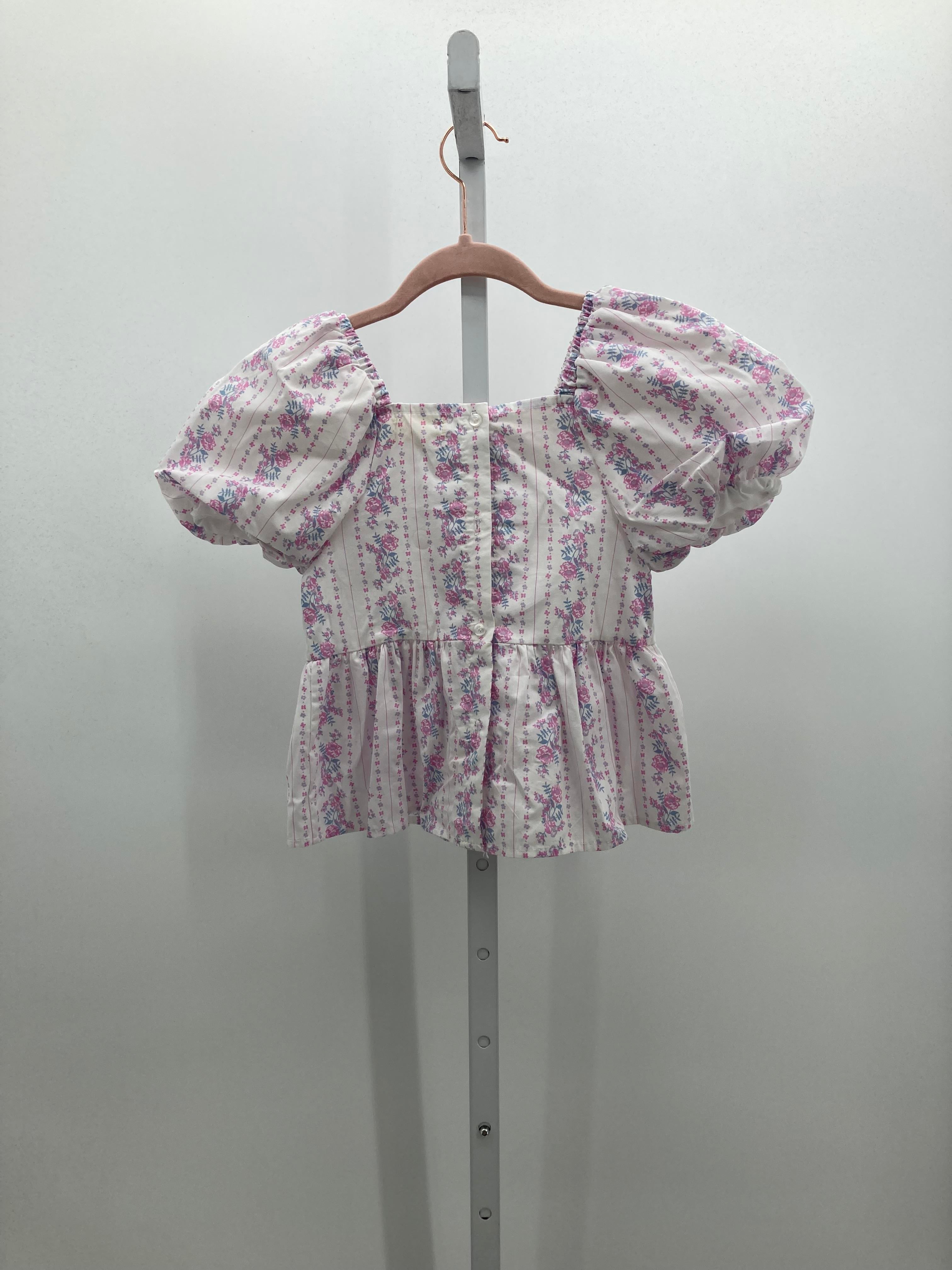 BTween Size 7 Girls Short Sleeve Shirt