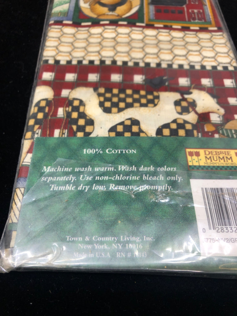 DEBBIE MUMM 2PC PRIMITIVE DESIGN NAPKINS.