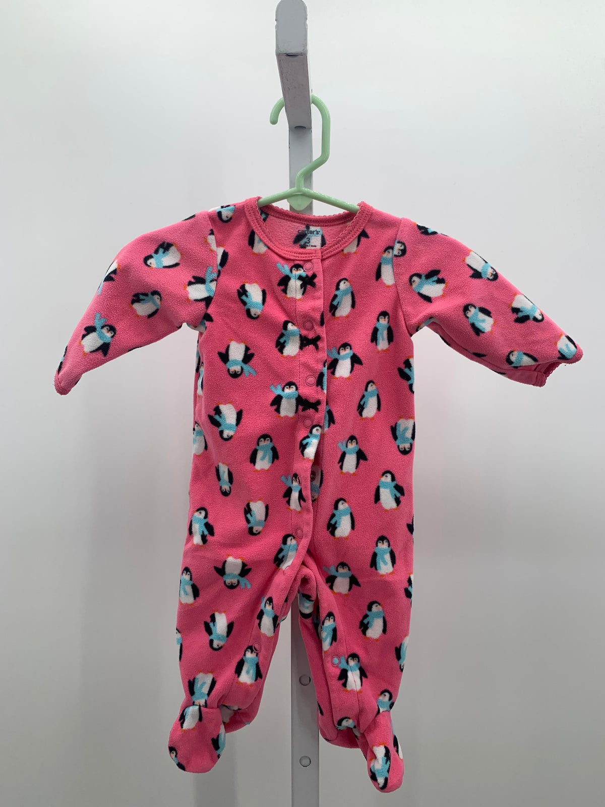 Carters Size 3 Months Girls Long Slv. Romper