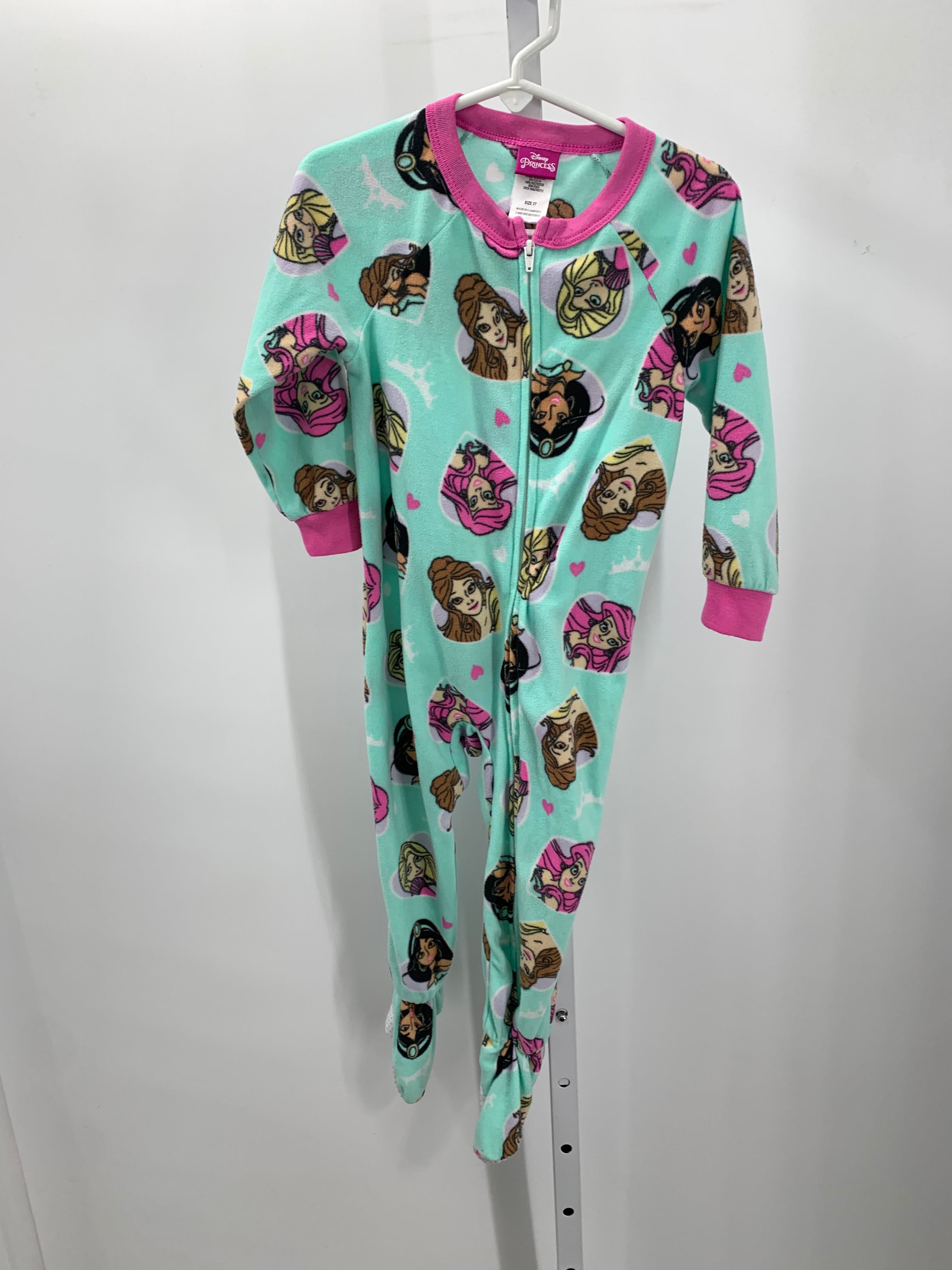 Disney Princess Size 3T Girls Sleeper