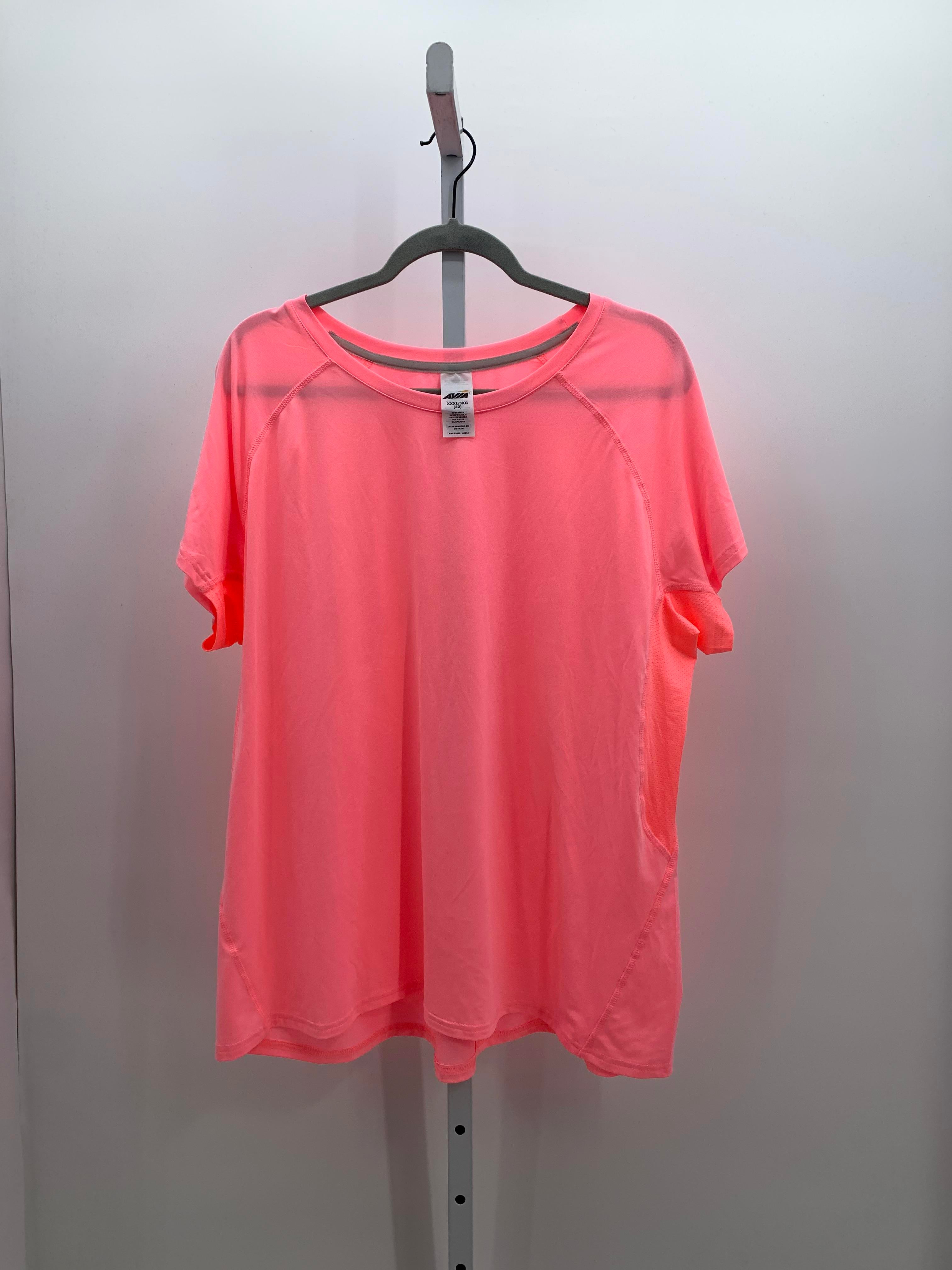 Avia Size XXXL Misses Short Sleeve Shirt