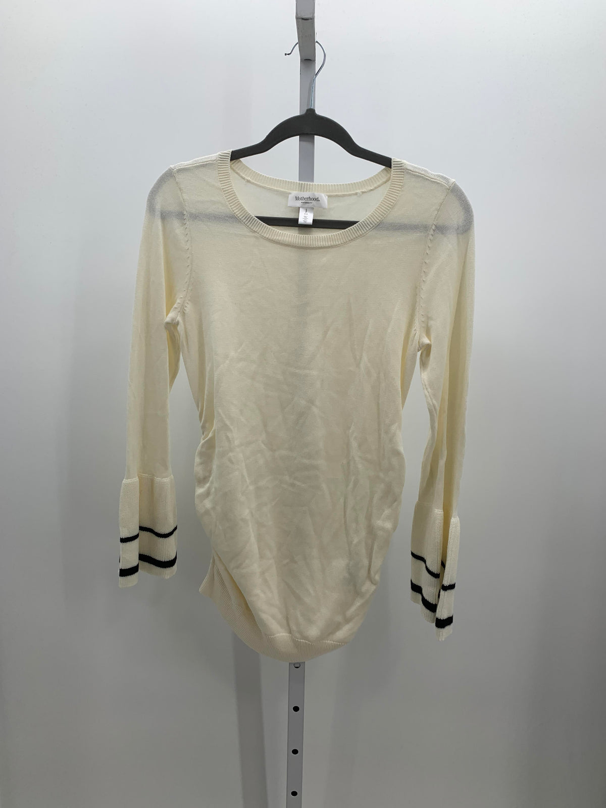 Motherhood Off-White Size Small Maternity Long Sleeve Sweater