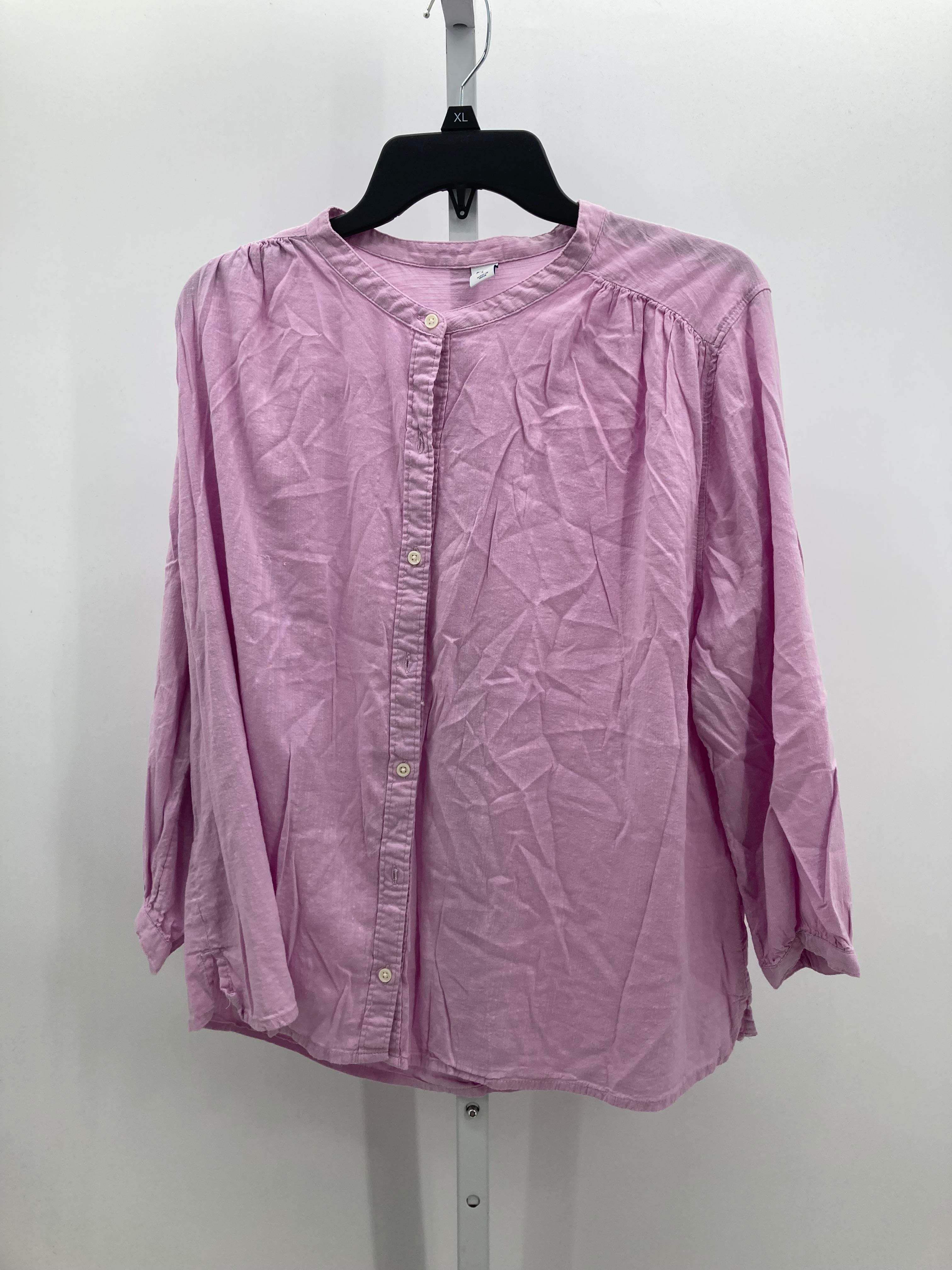 Old Navy Size Large Misses 3/4 Sleeve Shirt