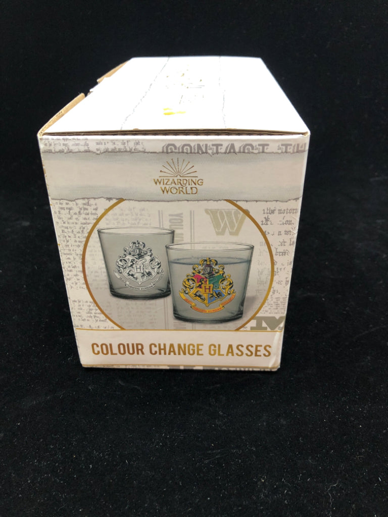 2 NIB HARRY POTTER COLOR CHANGING GLASSES.
