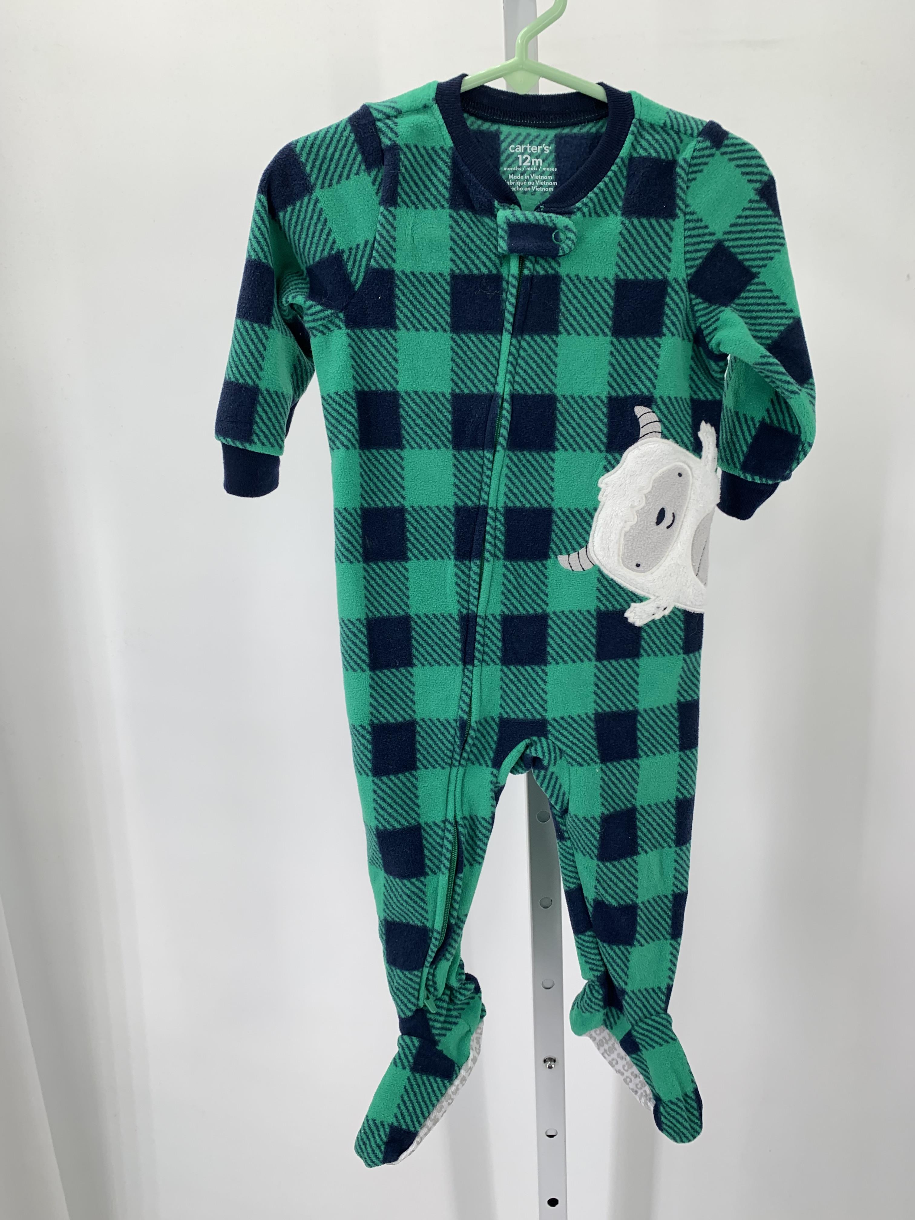 YETI BLUE PLAID FLEECE