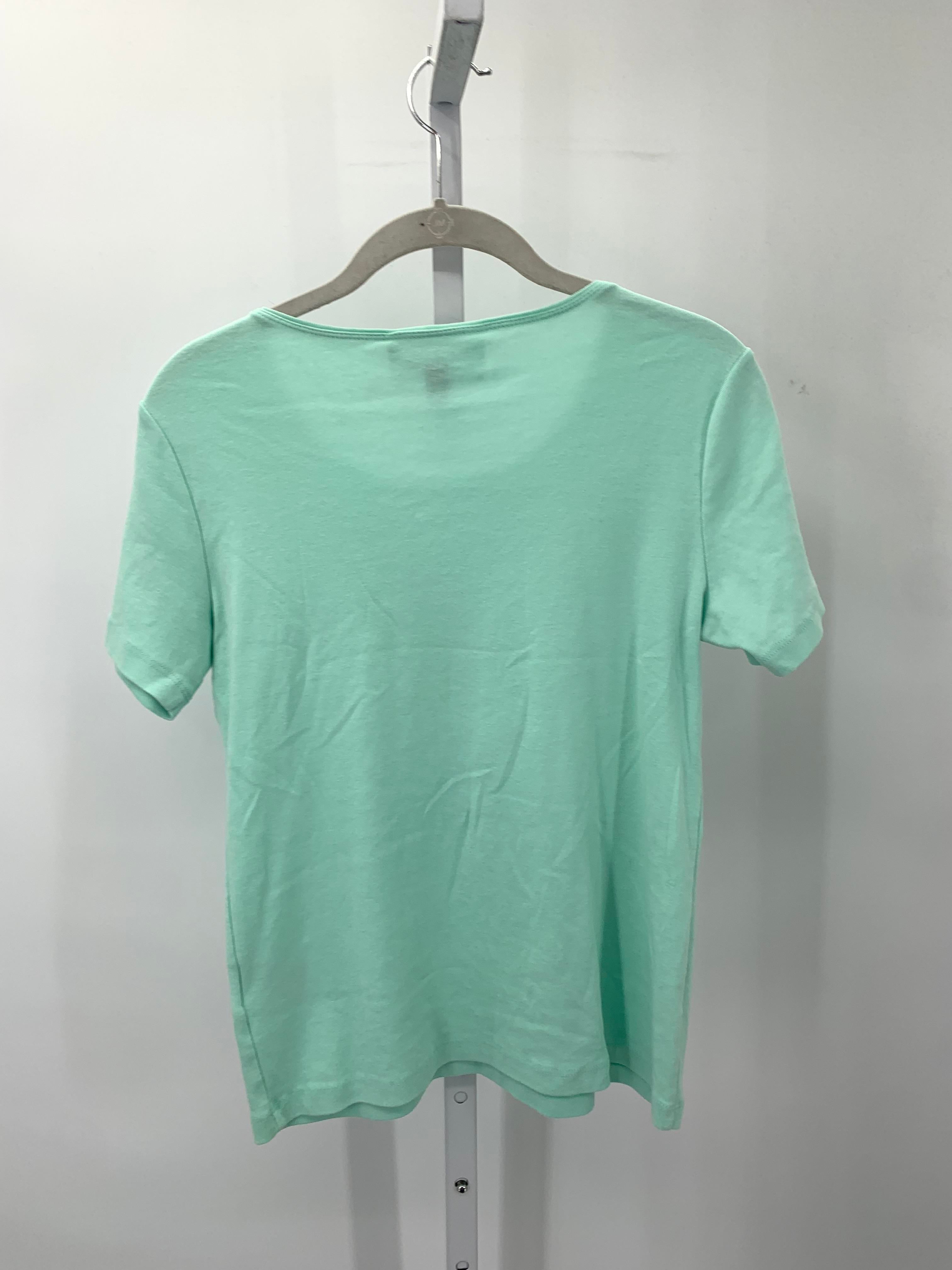 Karen Scott Size Small Petite Petite Short Sleeve Shirt