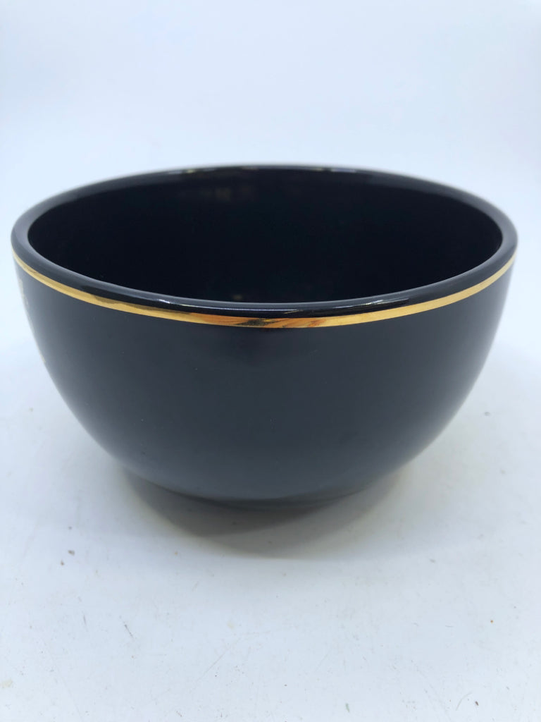 2 GOLD PAISLEY BOWLS
