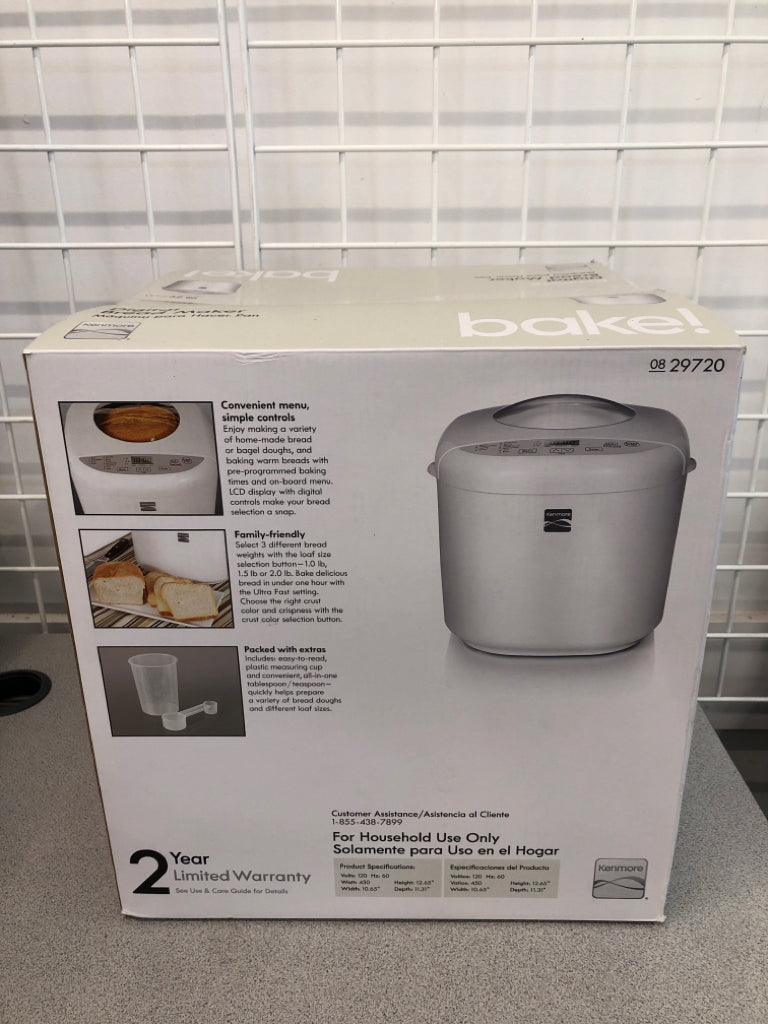 NIB DIGITAL BREAD MAKER.