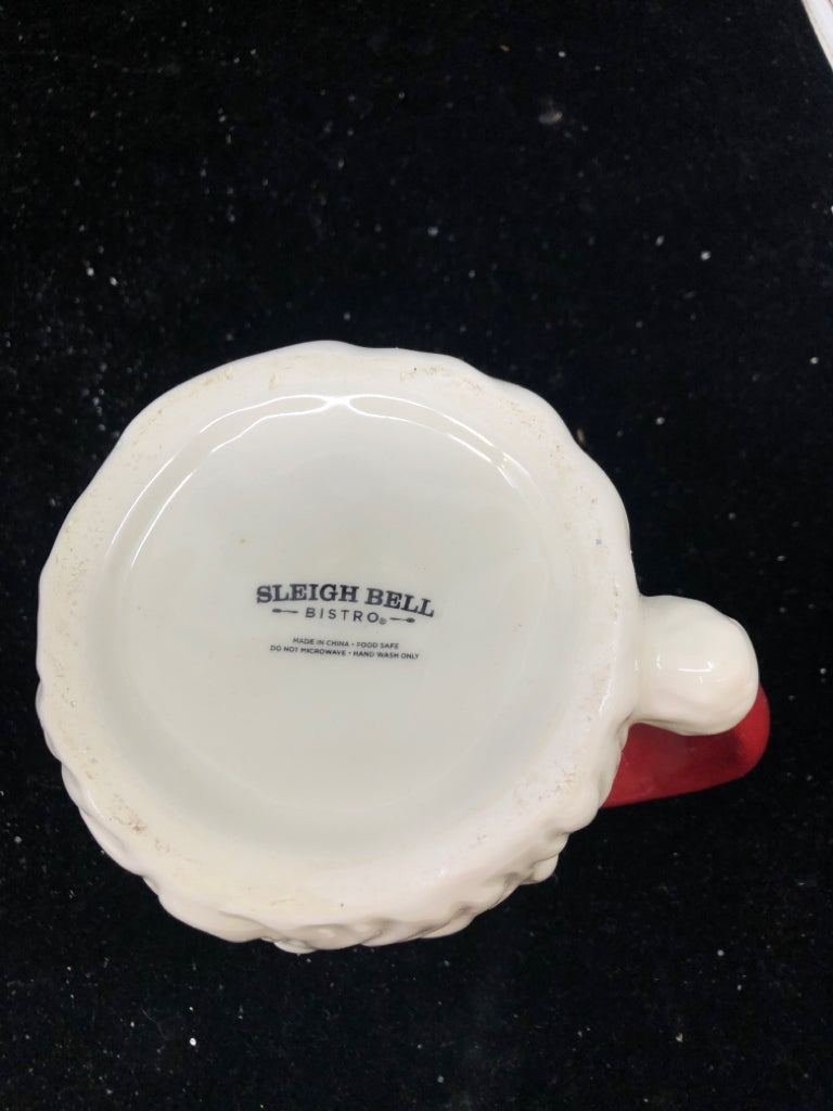 SANTA HEAD WINKING MUG.