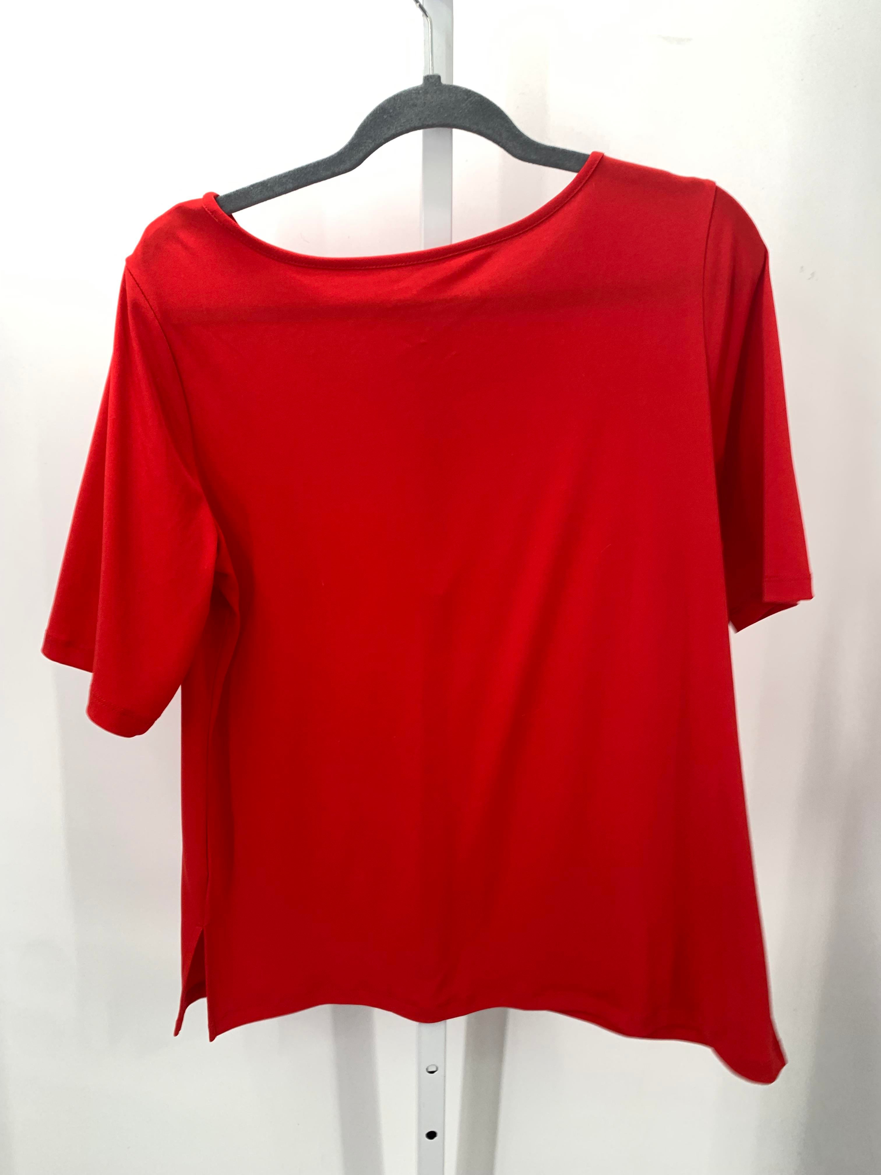 Susan Graver Size Medium Misses Short Sleeve Shirt