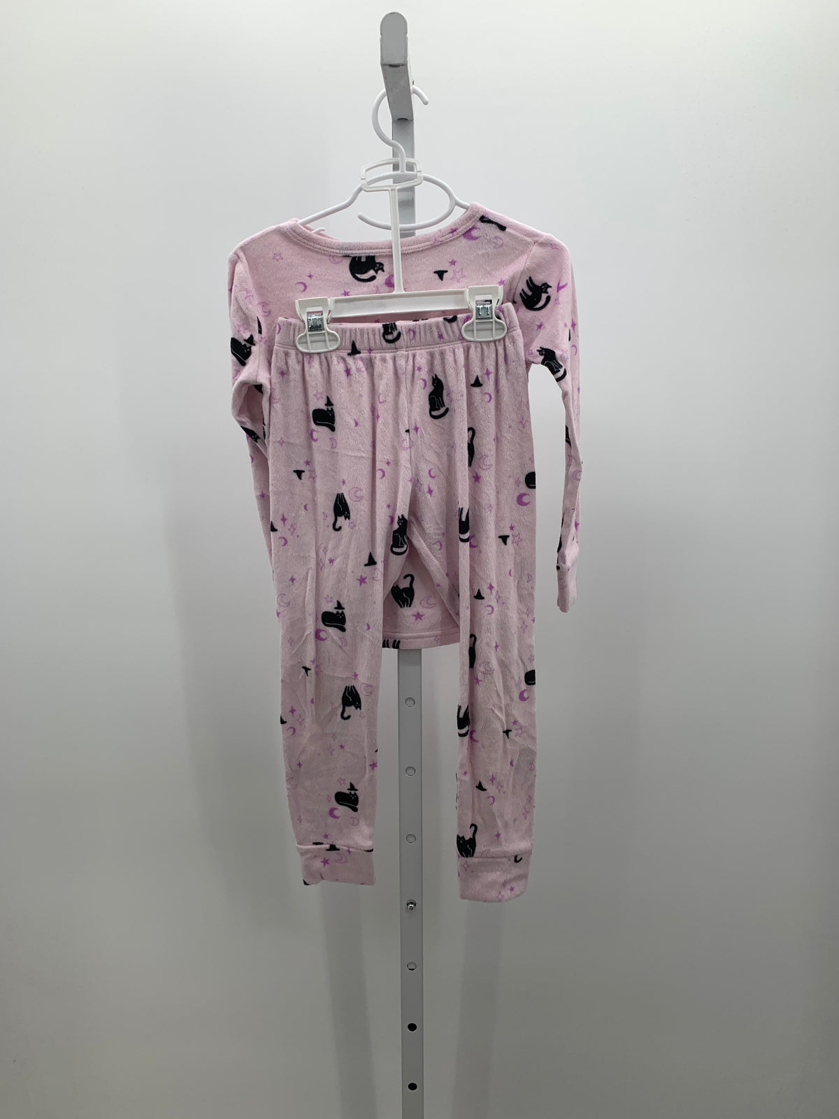 FLEECE PJS BLACK CATS