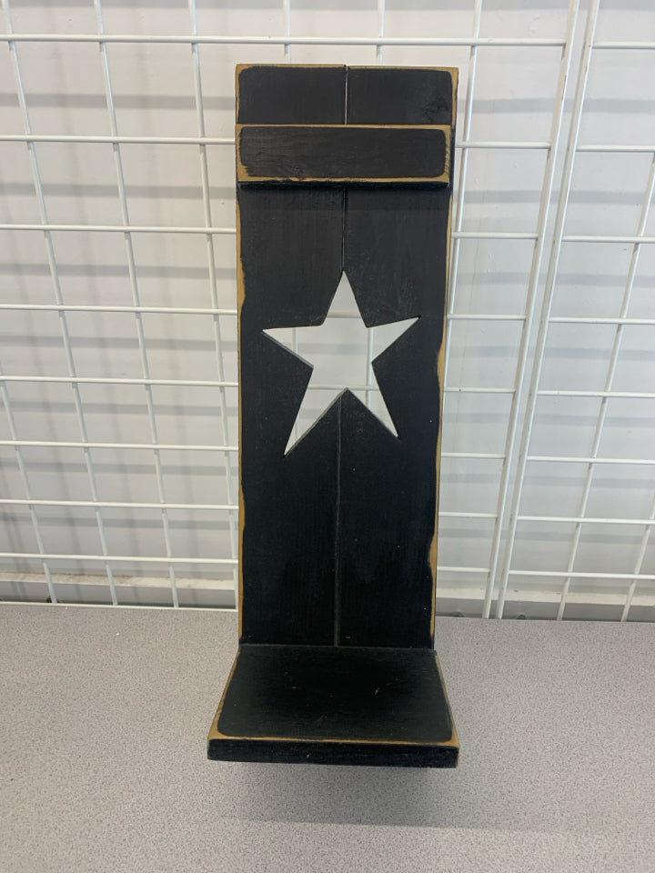 PRIMITIVE BLACK STAR SHELF.