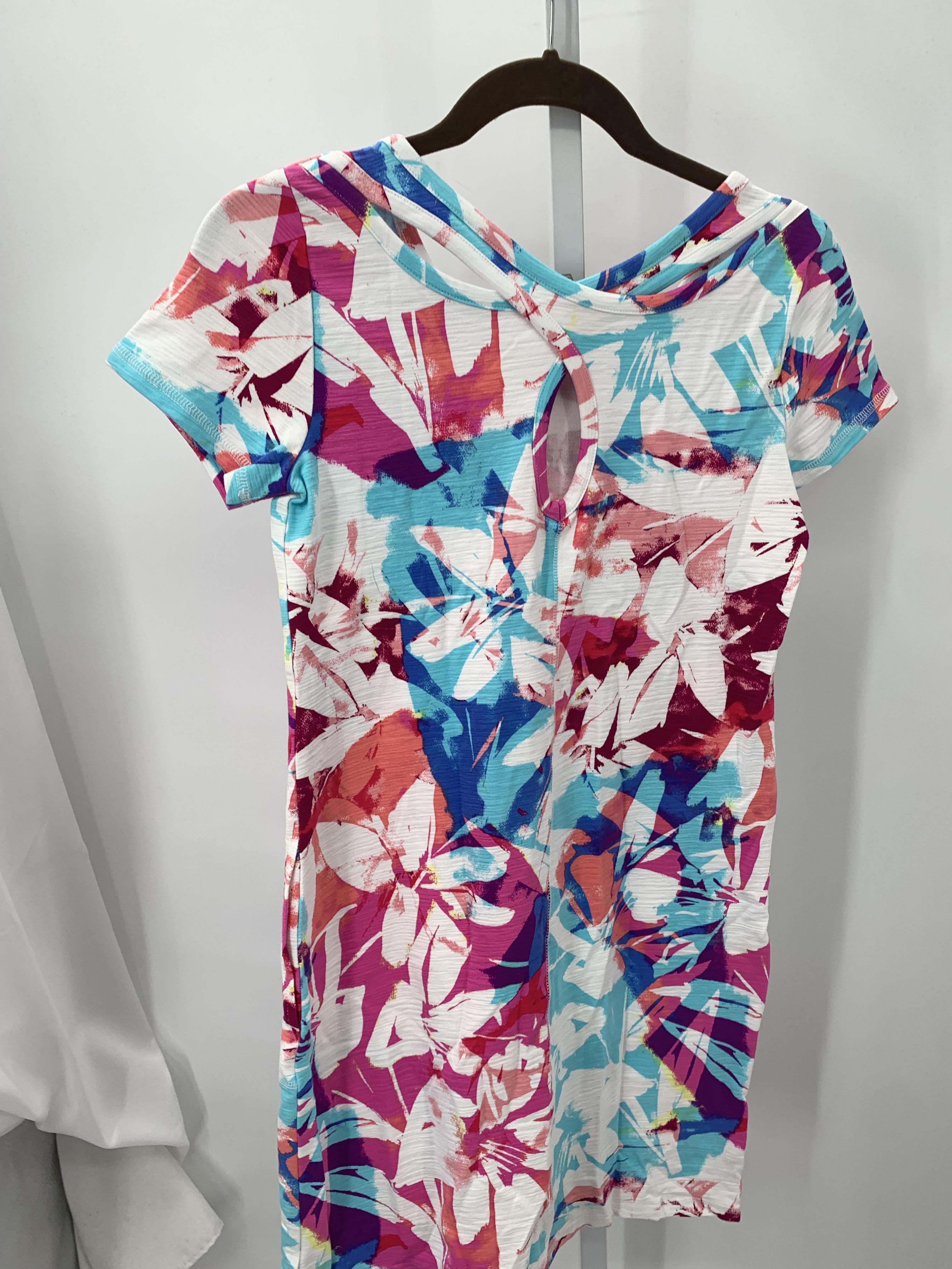 Talbots Size X Small Petite Petite Short Sleeve Dress