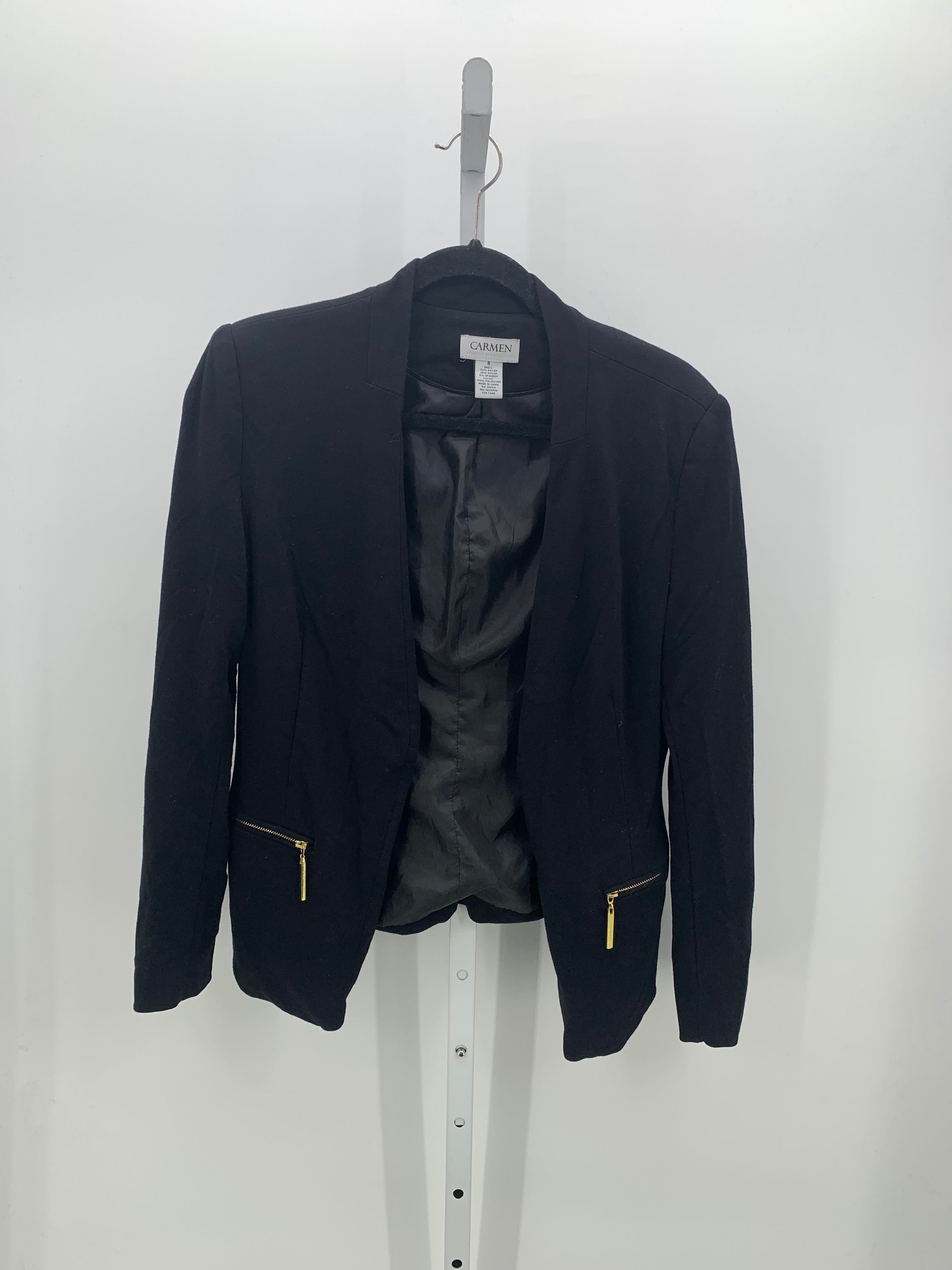 Carmen Marc Valvo Size 8 Tall Misses Blazer