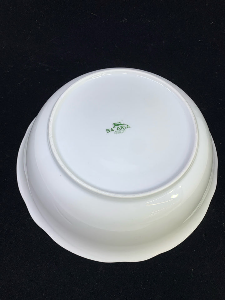BA ARIA BLUE ASTERS SERVING BOWL.