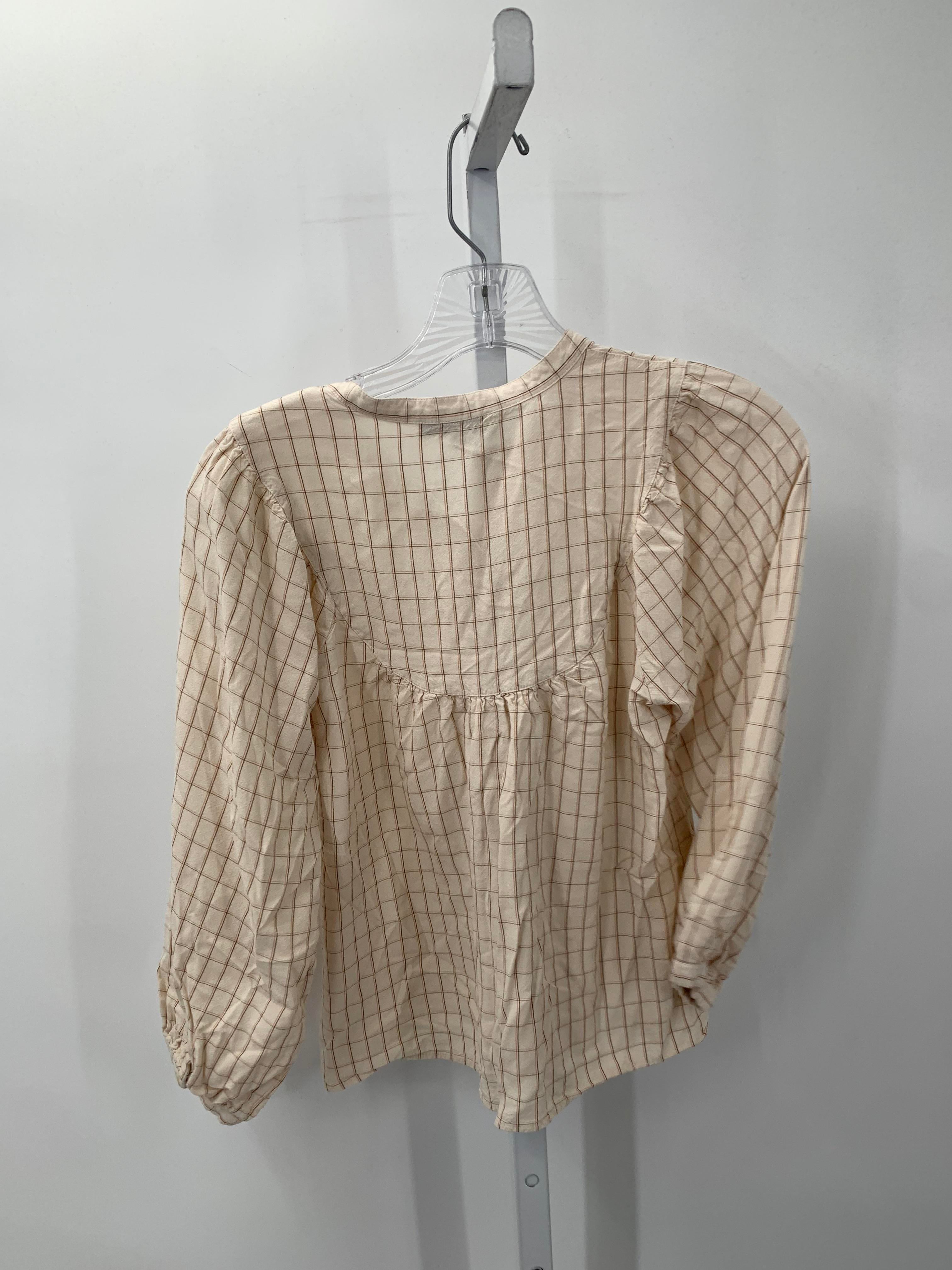 Madewell Size X Small Misses 3/4 Sleeve Shirt