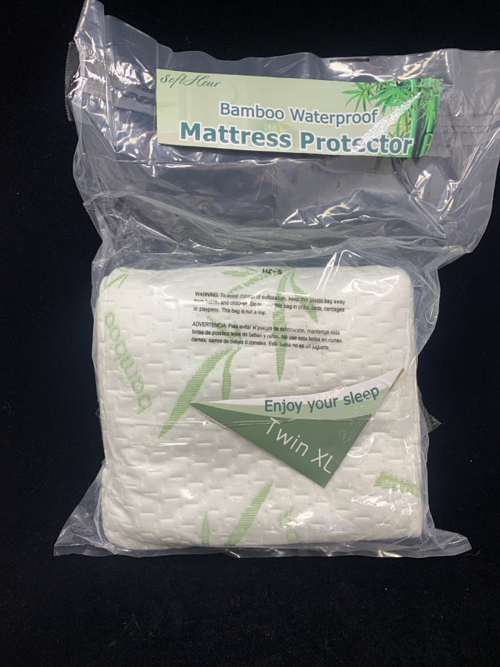 NIP TWIN XL WATERPROOF BAMBOO MATTRESS PAD