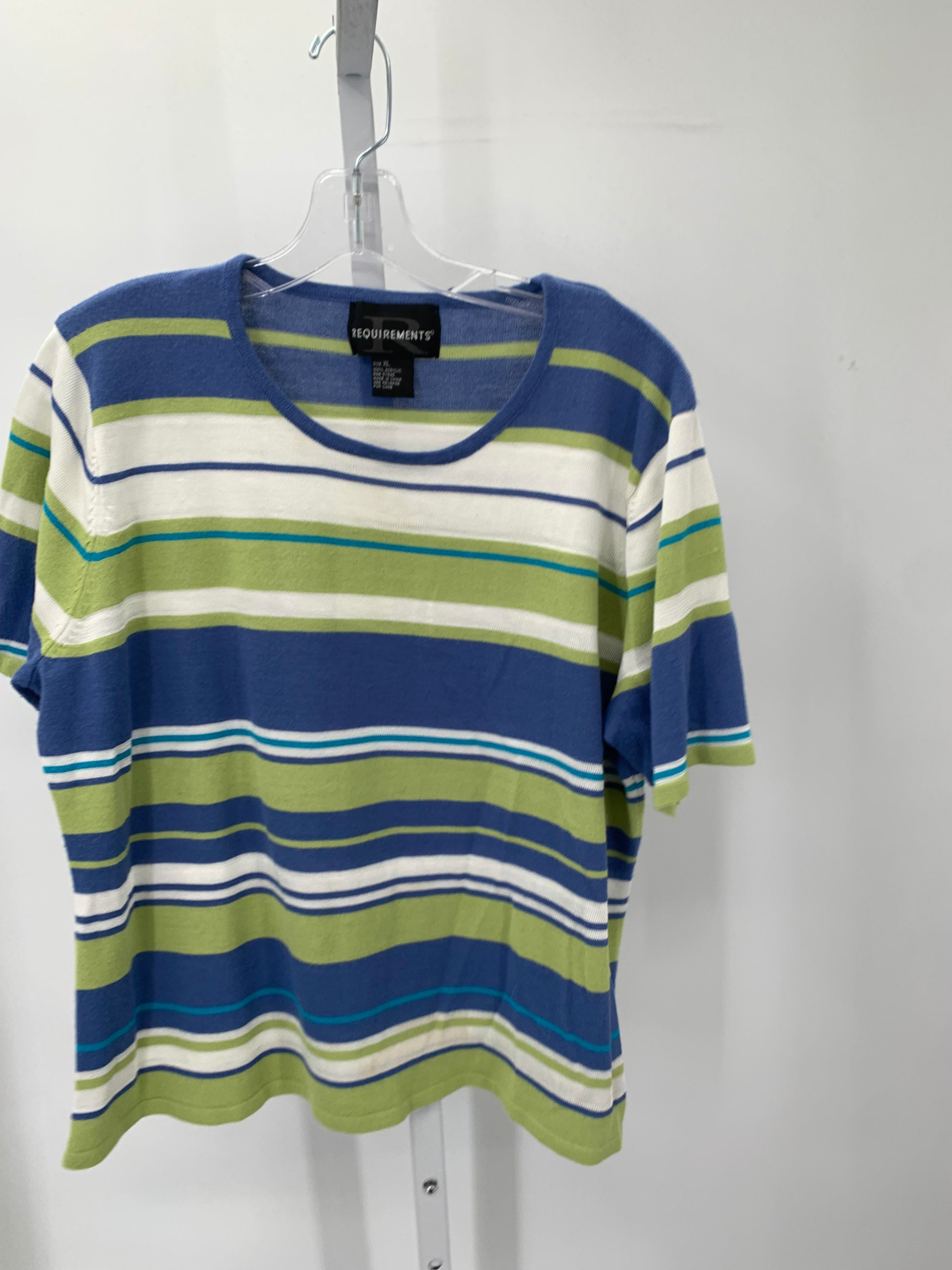 Requirements Size Extra Large Misses Short Slv Sweater