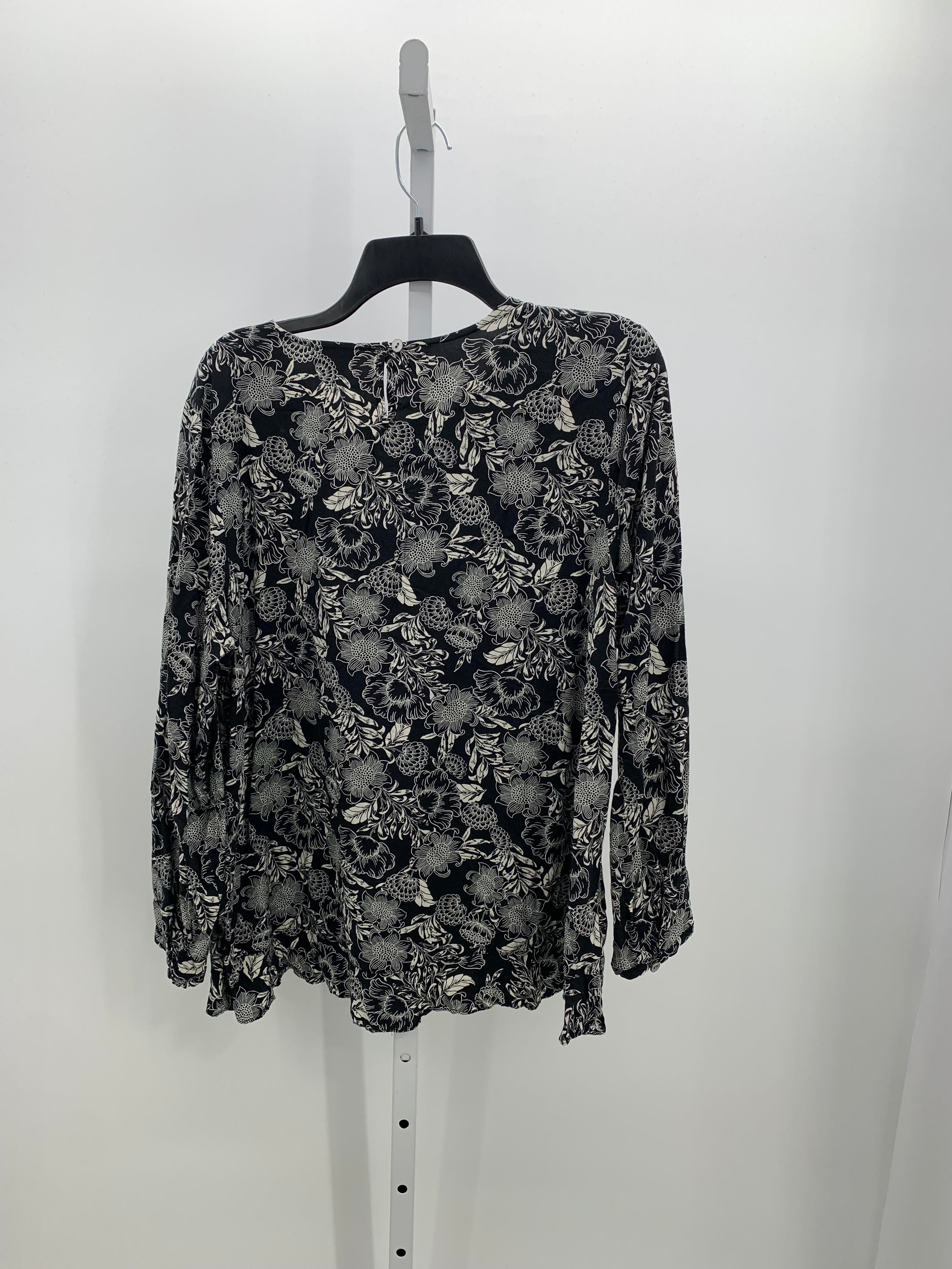 J-Jill Size Large Misses Long Sleeve Shirt