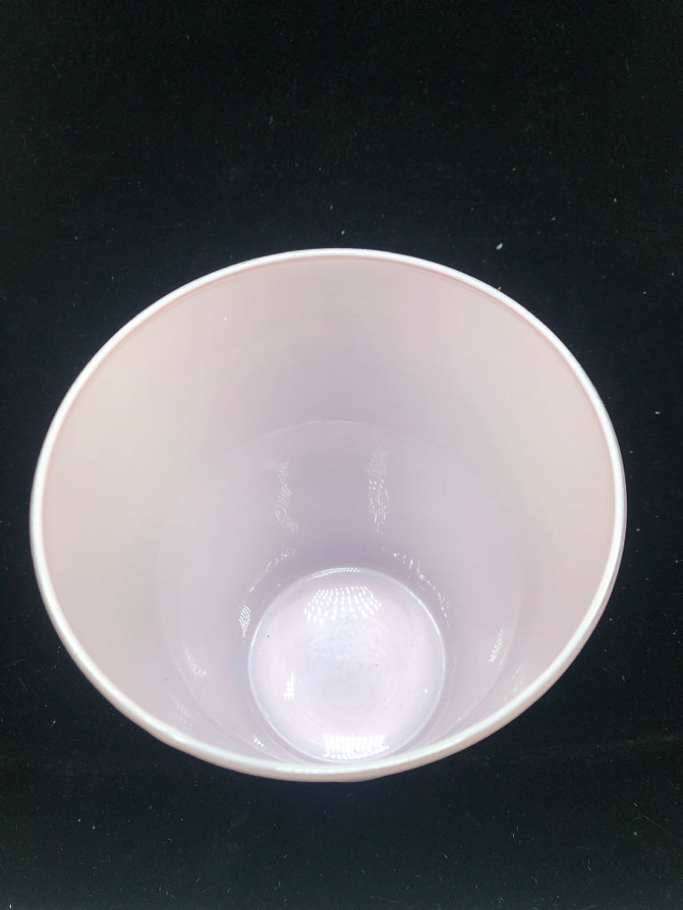 PINK GLASS VASE.