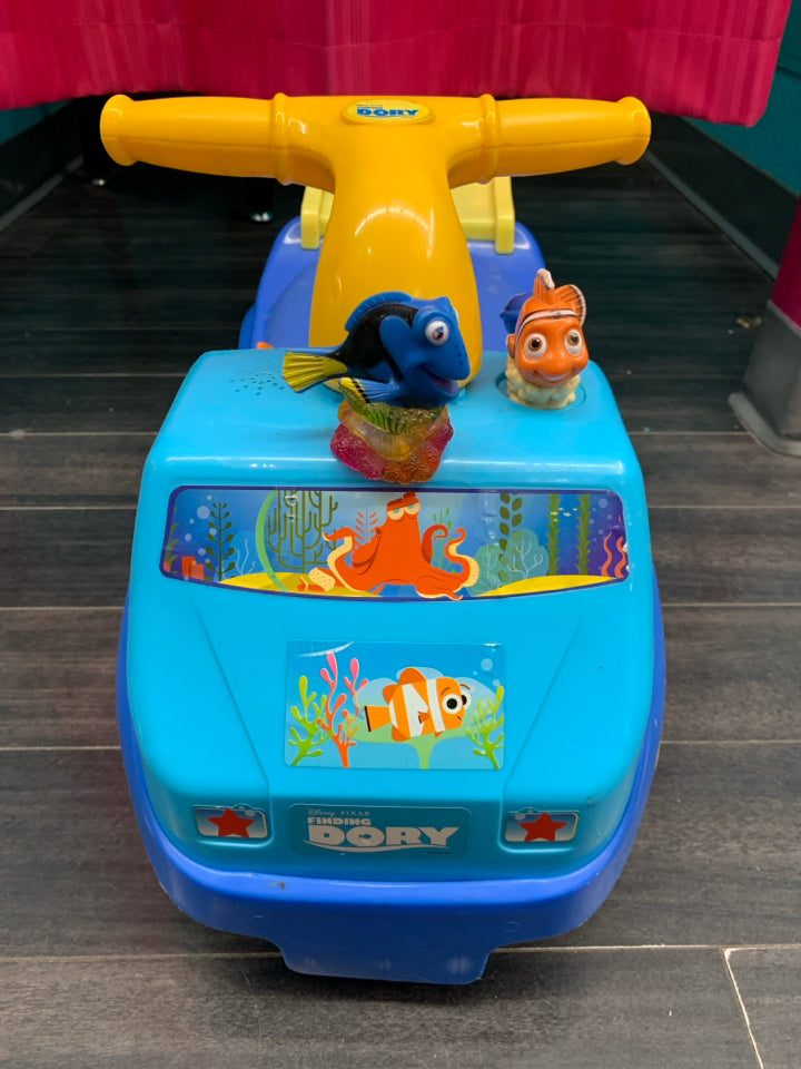 FINDING DORY TODDLER RIDE ON WITH LIGHTS AND SOUNDS
