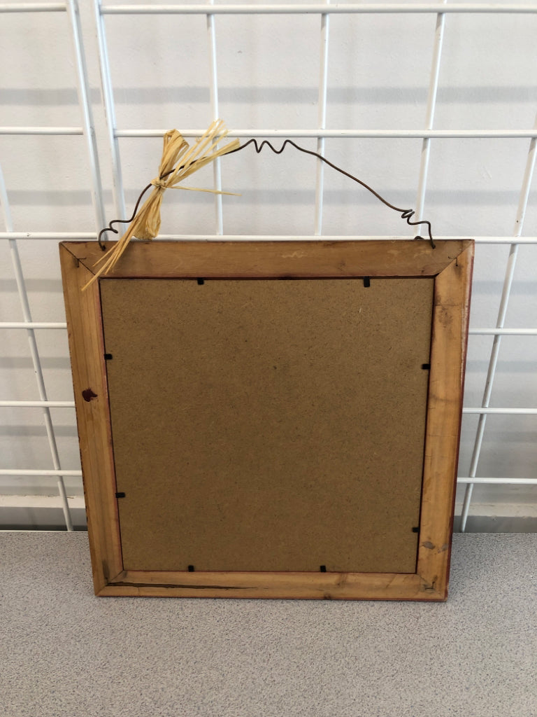 PRIMITIVE SWEET CHERRIES WOOD WALL SIGN.