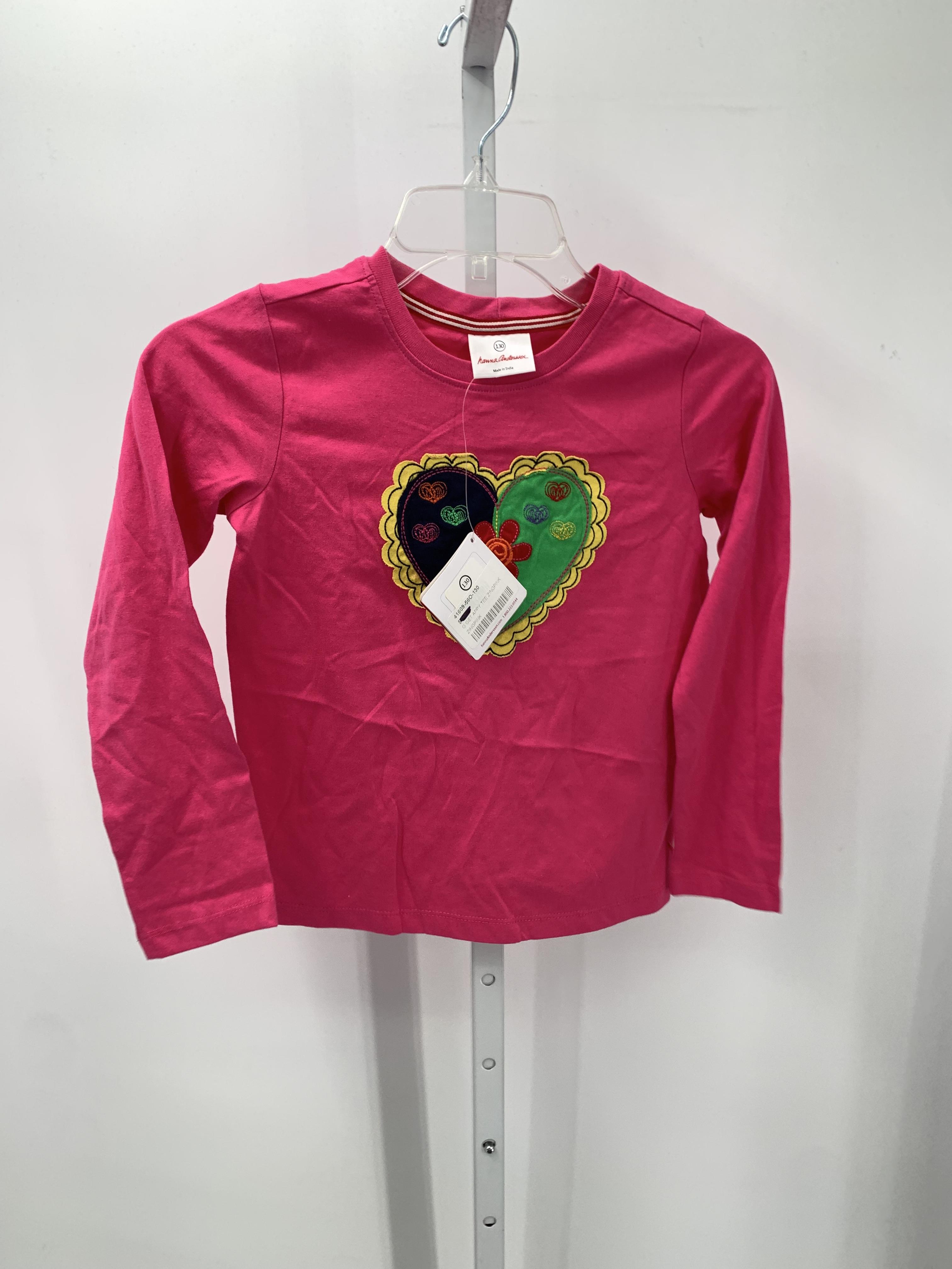 Hanna Anderson Size 8 Girls Long Sleeve Shirt