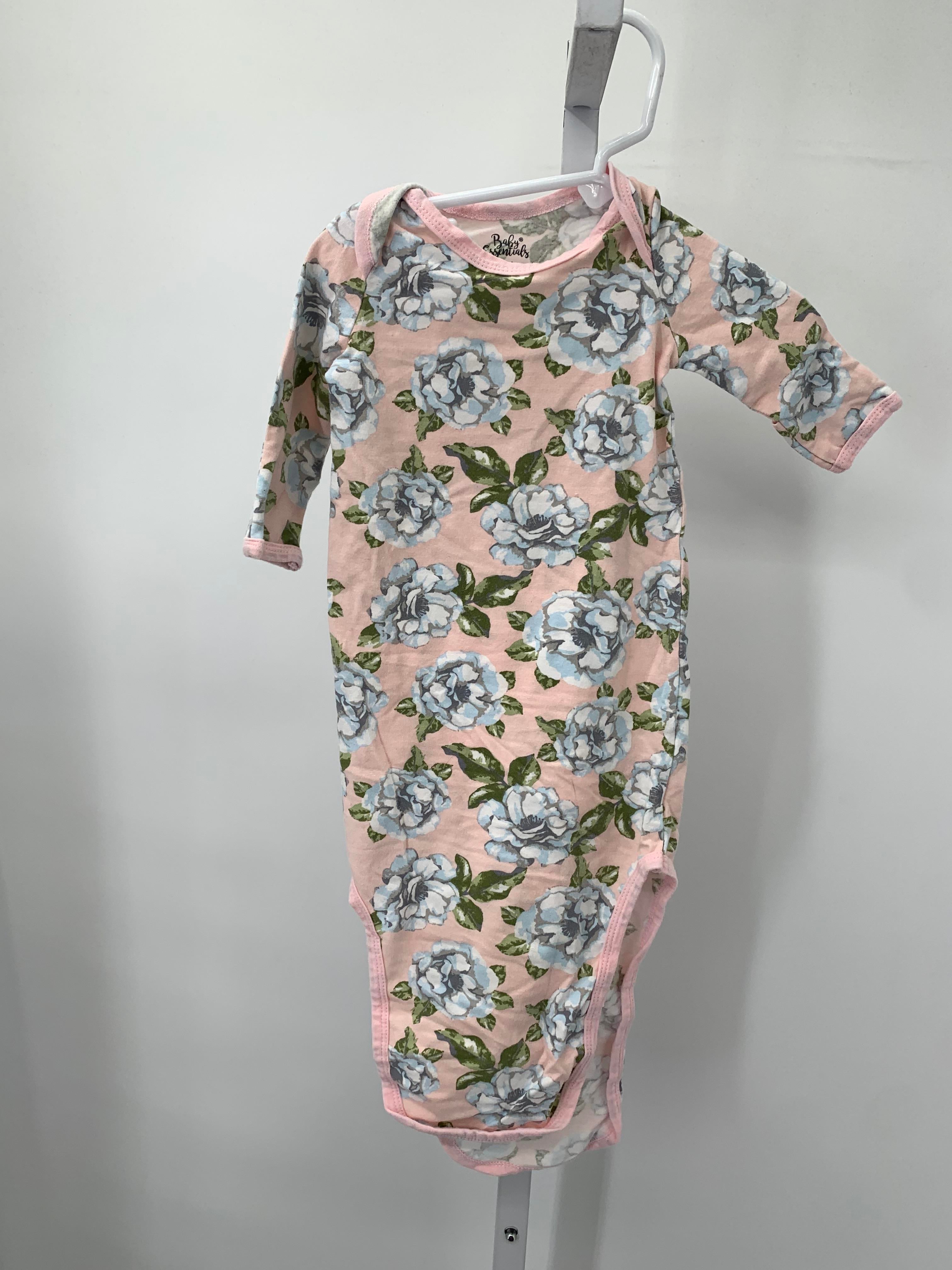 Baby Essentials Size 3 Months Girls Gown Sleeper