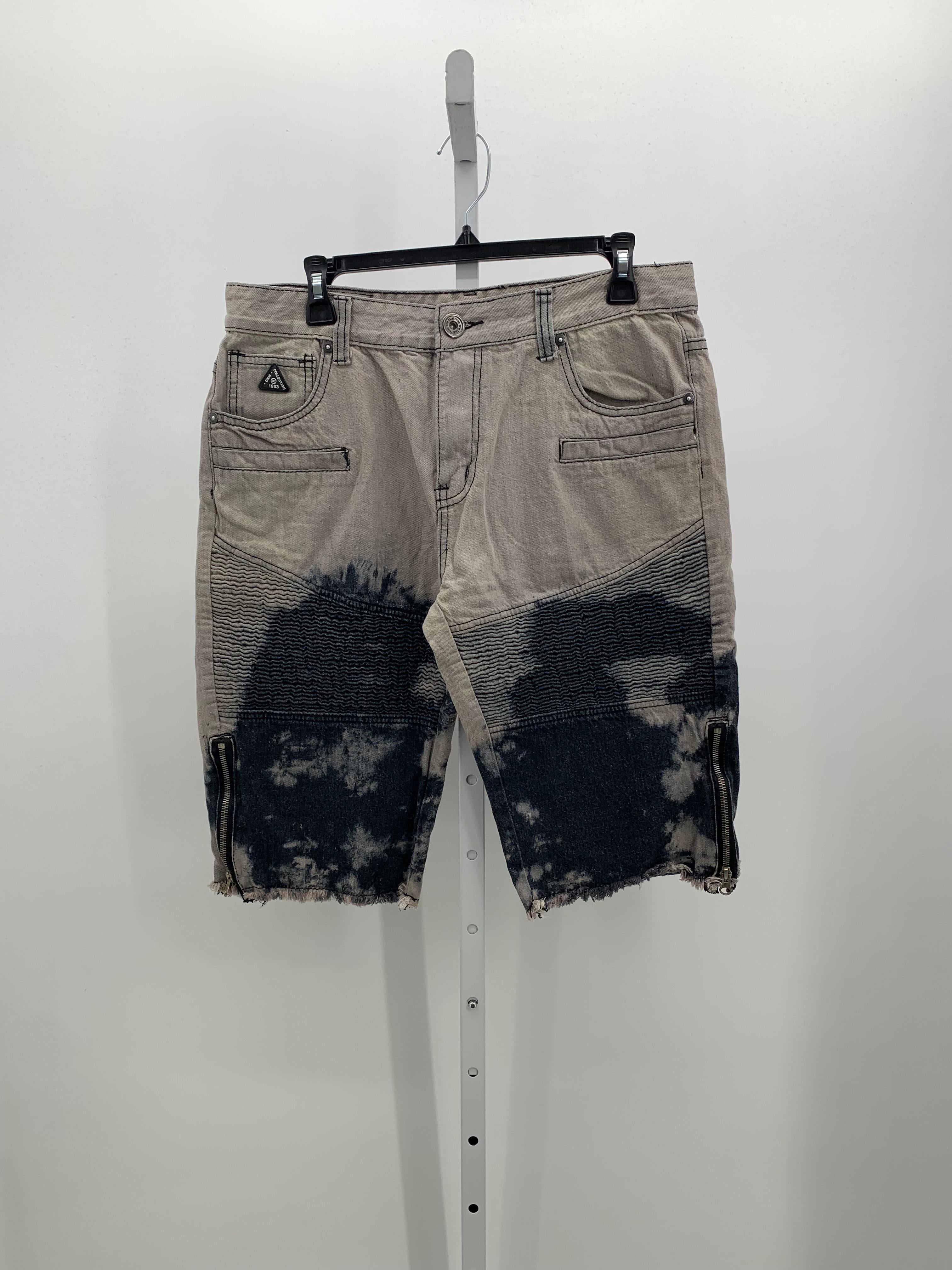 CUT OFF RUCHED DENIM.