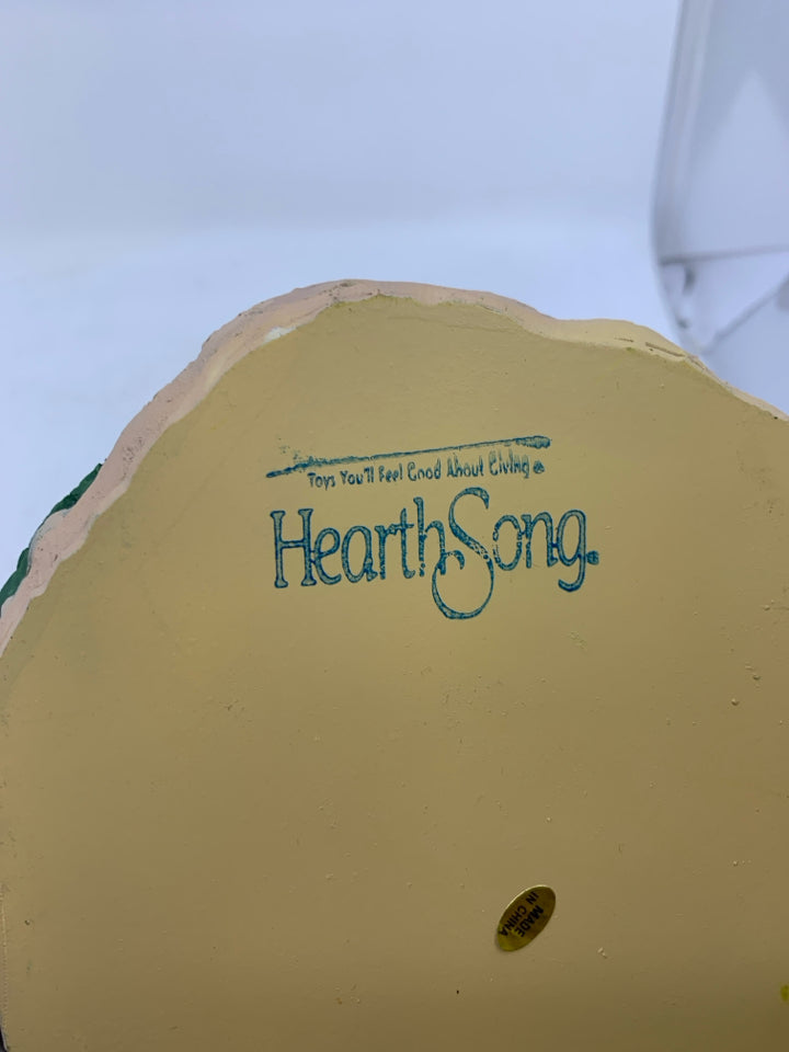 PURPLE RESIN FAIRY HOUSE HEARTH SONG.