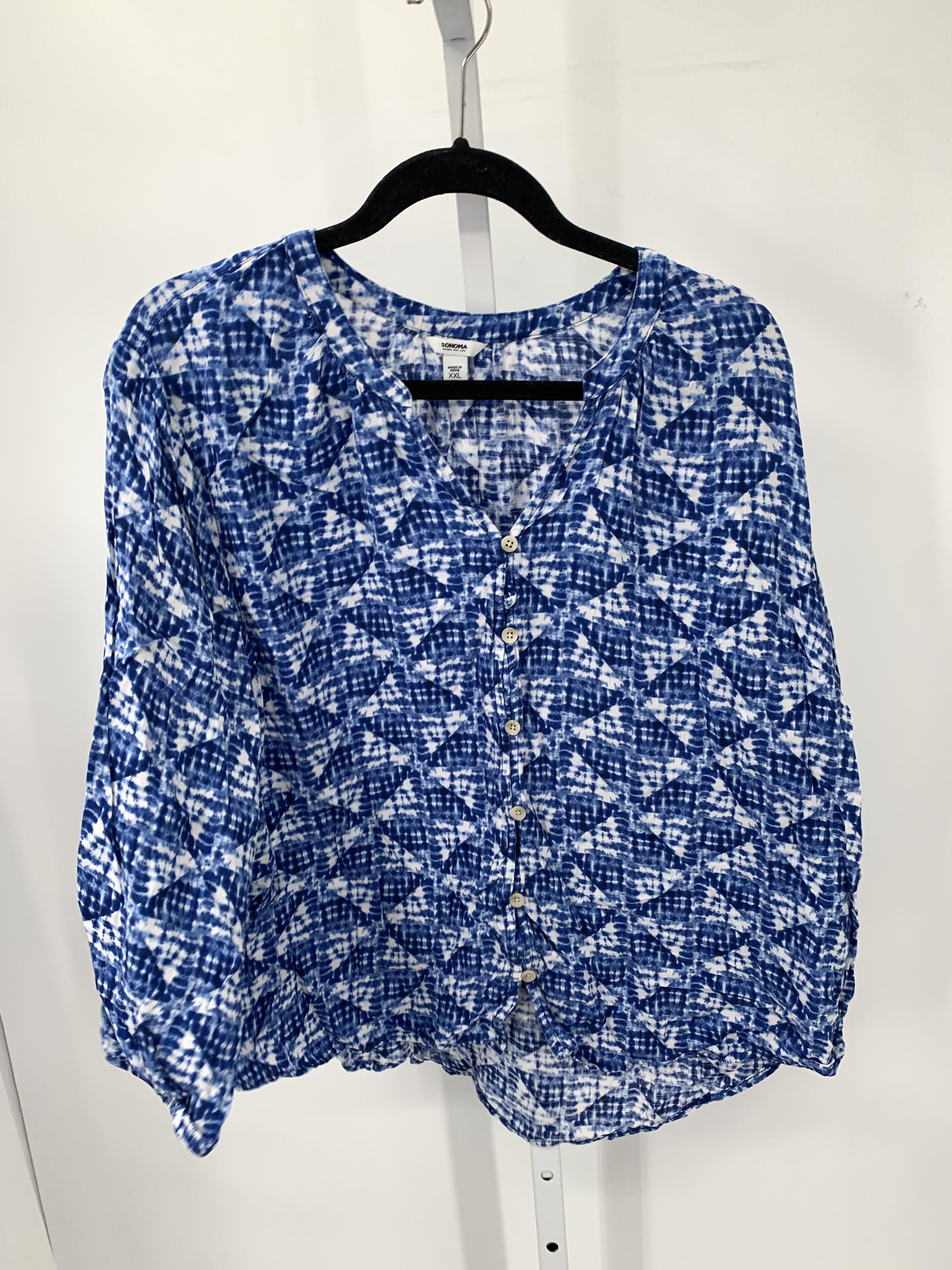 Sonoma Size XXL Misses 3/4 Sleeve Shirt