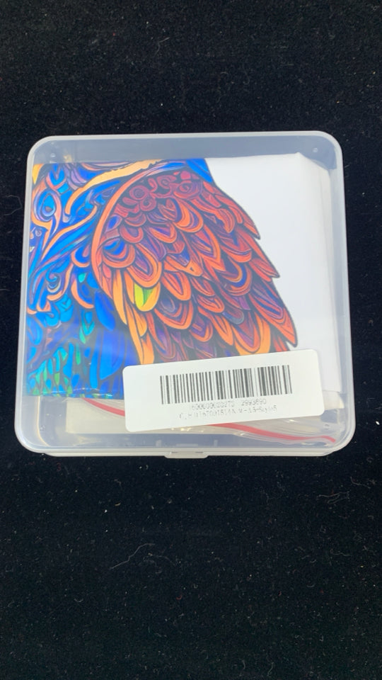 NIB WOODEN JIGSAW PUZZLE OWL.