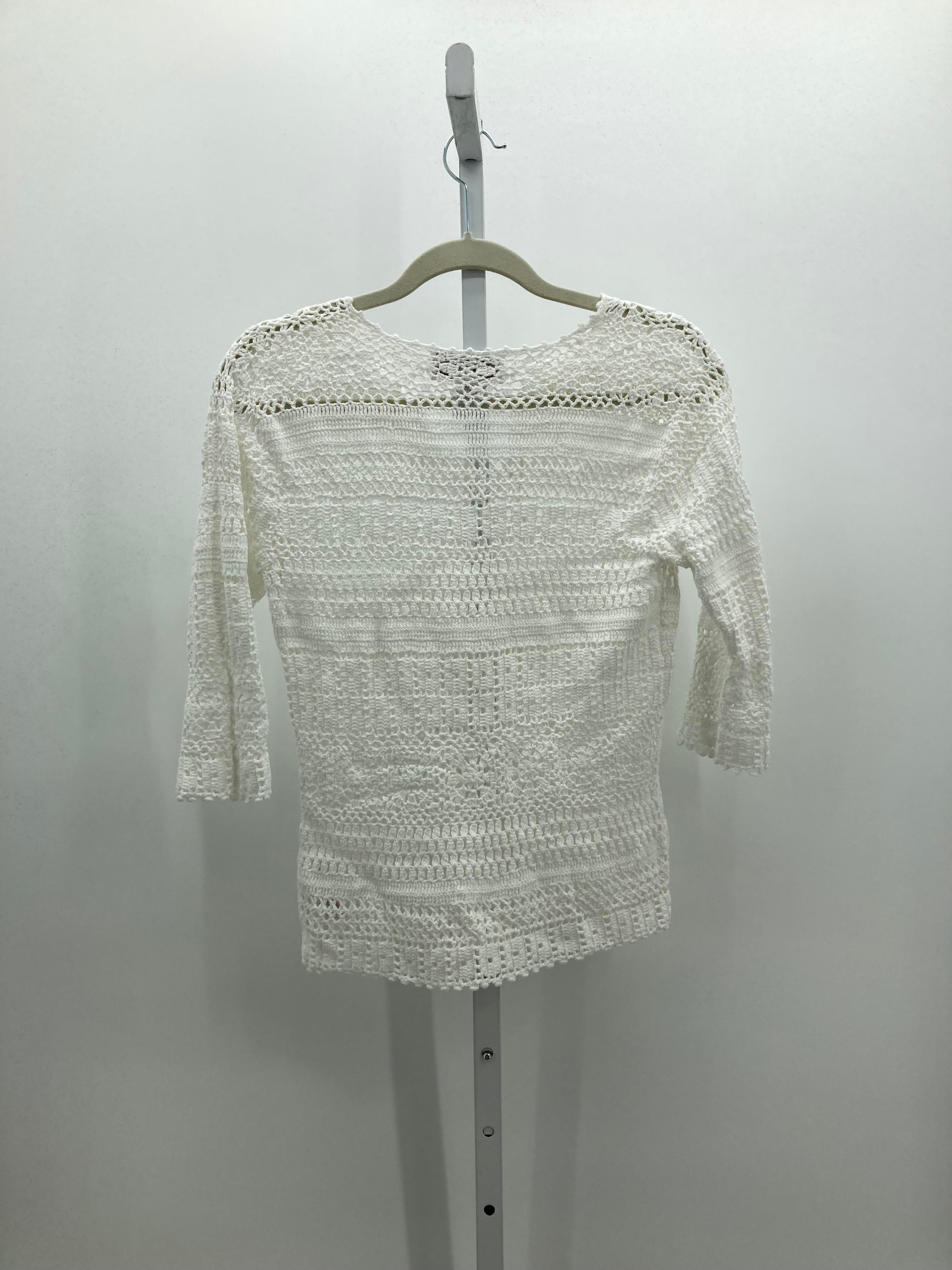 Jones New York Size X Small Petite Petite 3/4 Sleeve Sweater