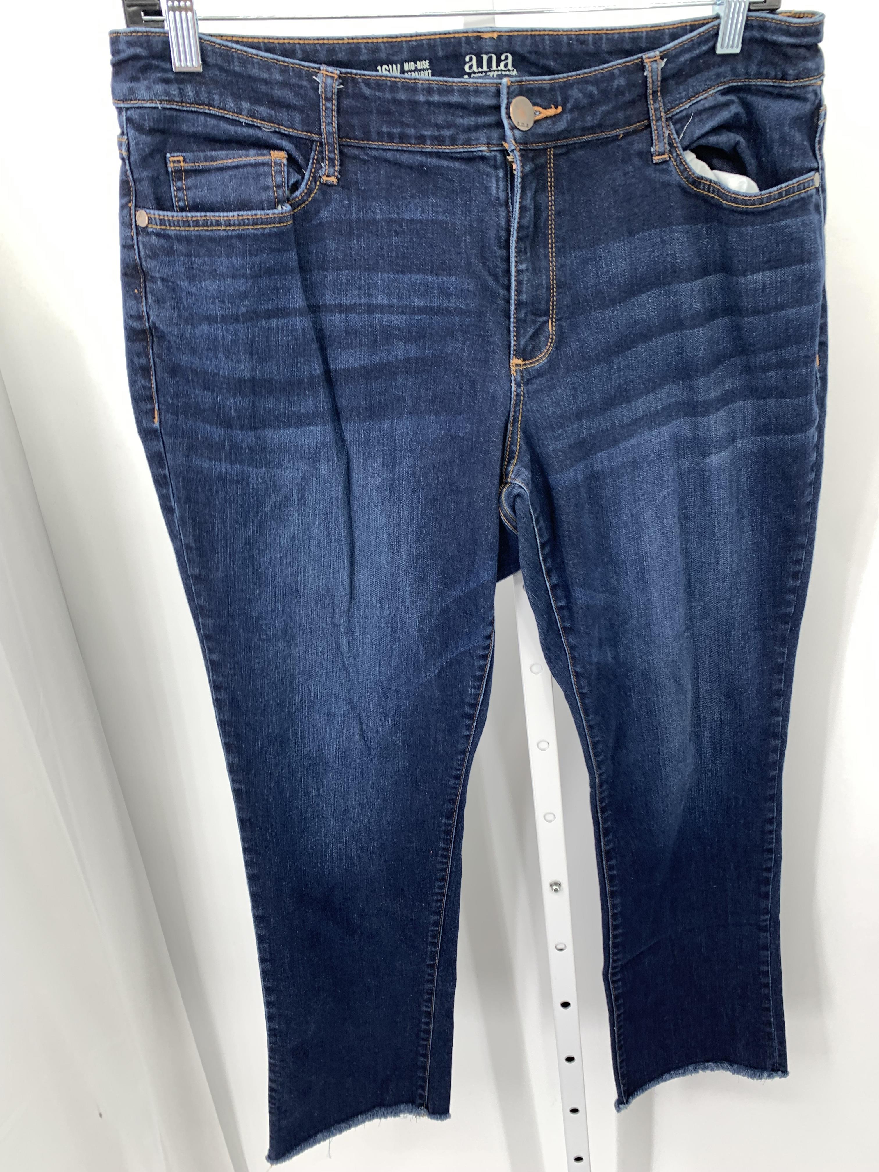 A.N.A. Size 16 W Womens Jeans