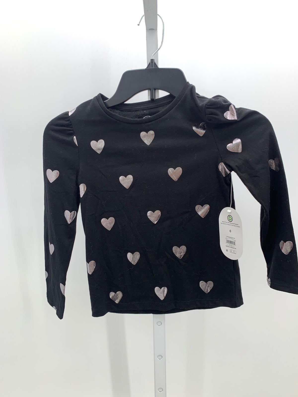 Wonder Nation Size 6 Girls Long Sleeve Shirt