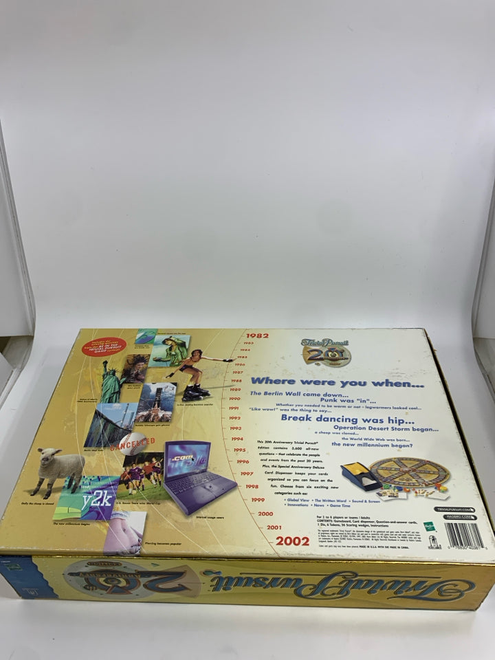 NIB TRIVIAL PURSUIT 20TH ANNIVERSARY EDITION.