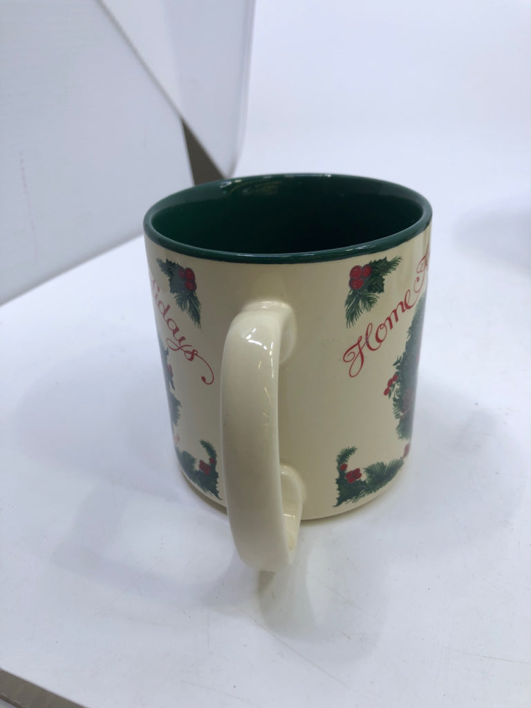 5 "HOME FOR THE HOLIDAYS" MUG.
