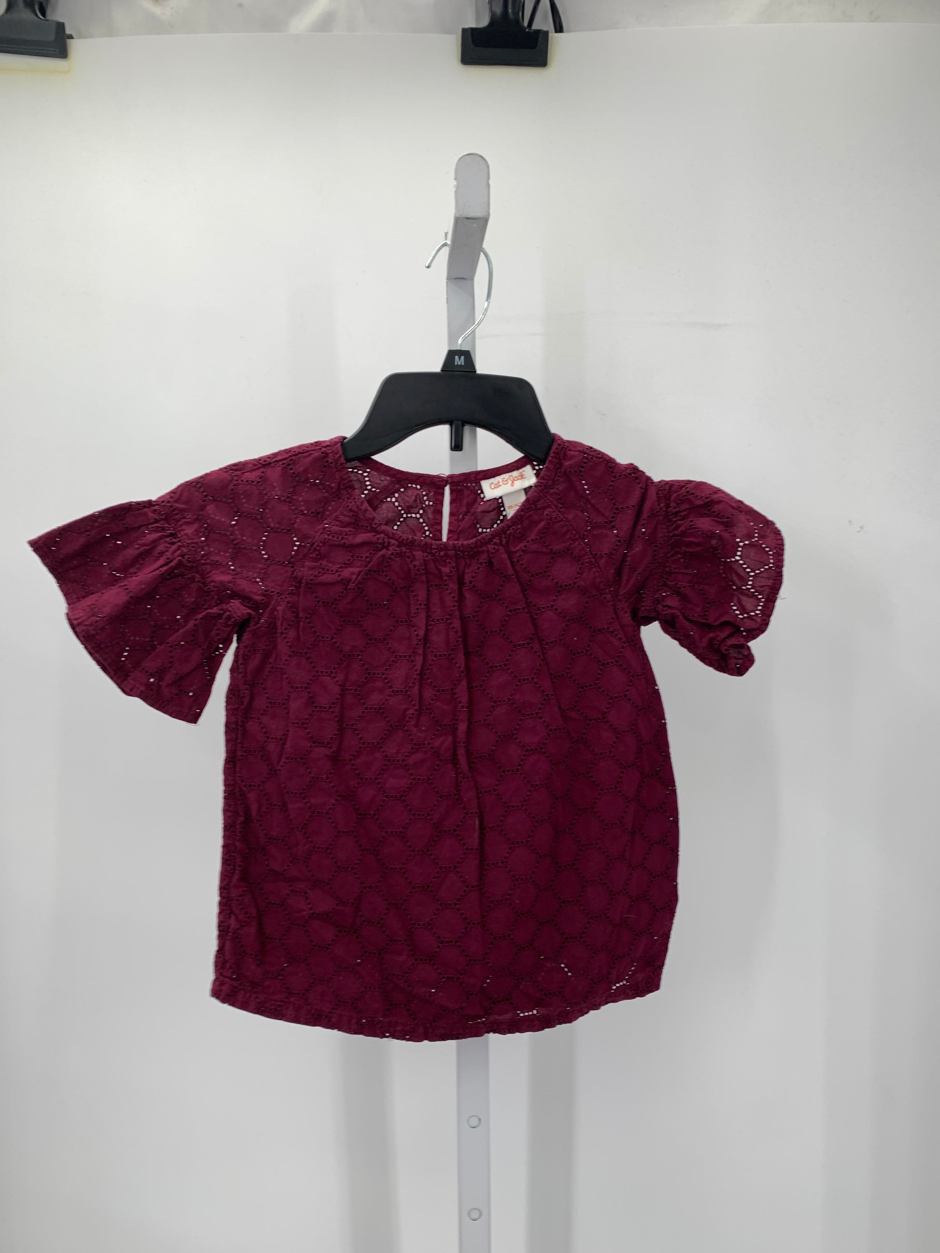 Cat & Jack Size 4-5 Girls Short Sleeve Shirt