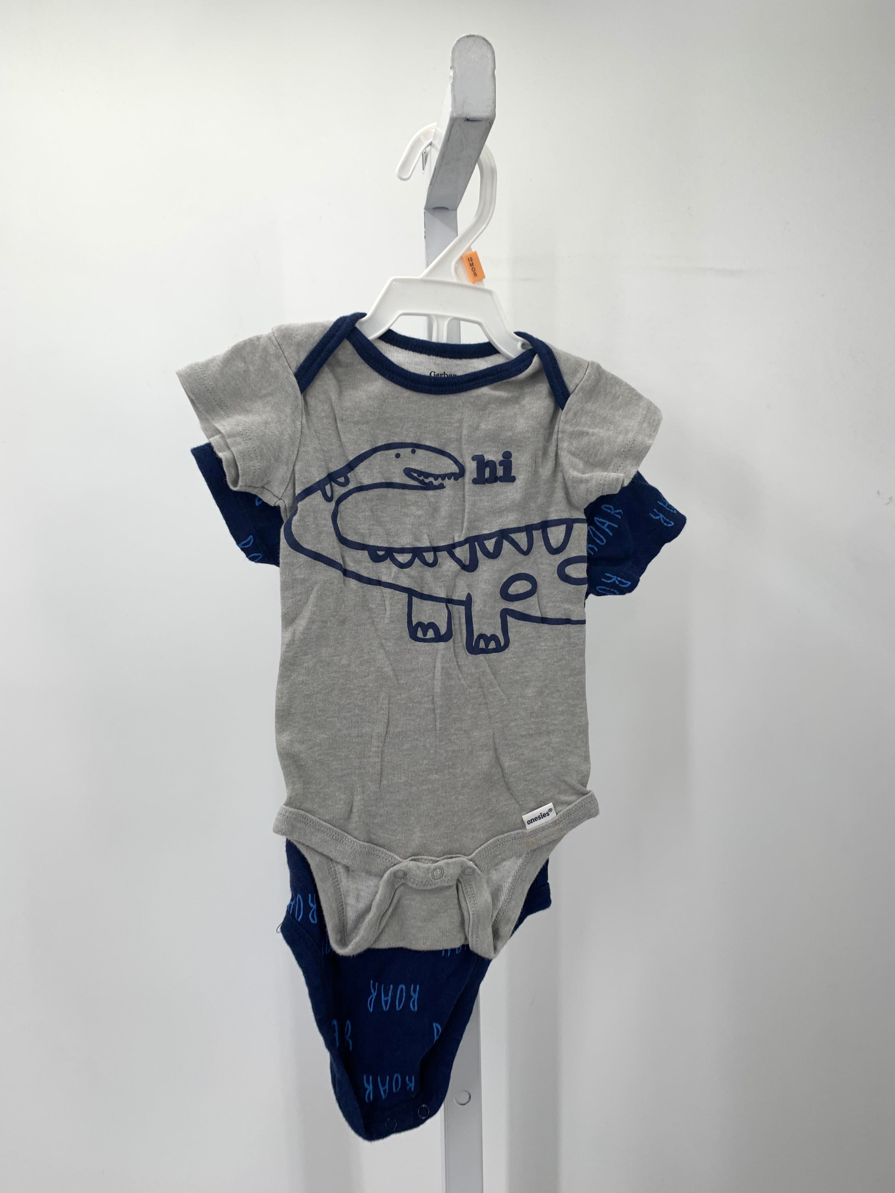TWO DINO SHORT SLV BODY SUIT