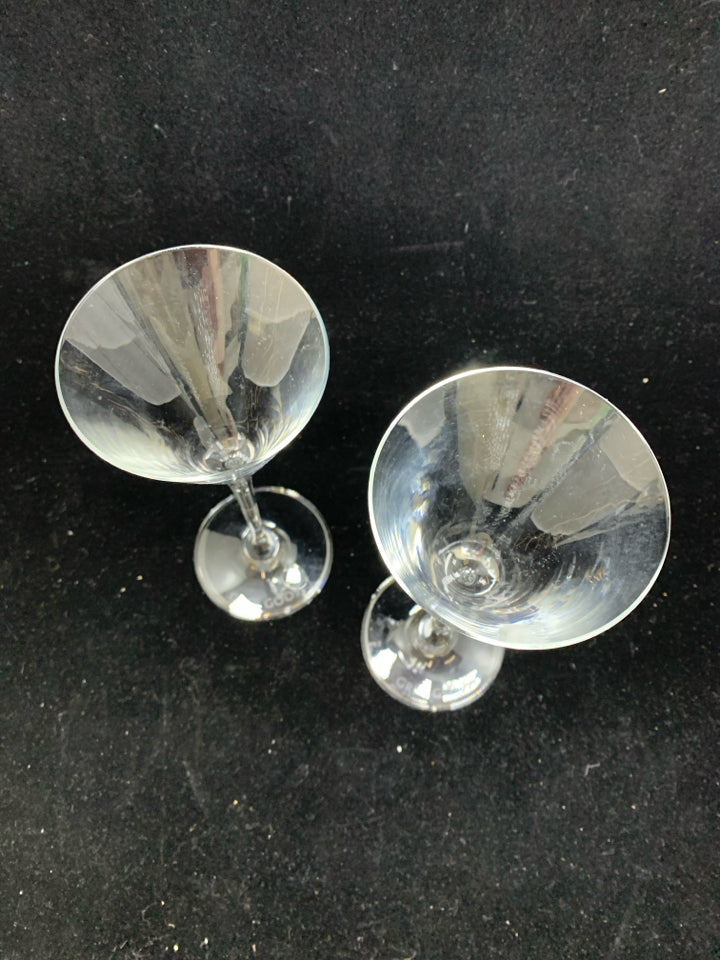 2 GREY GOOSE GLASSES.