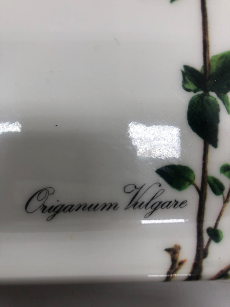 BOTANICAL HERB MELAMINE TRAY.