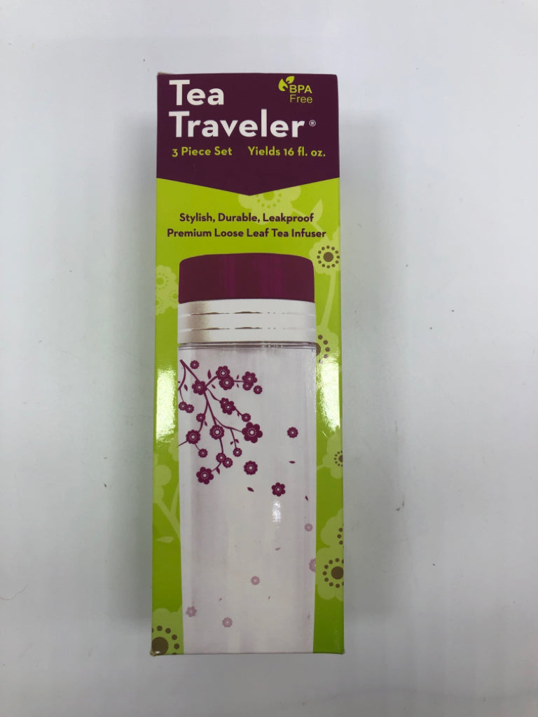 NIB TEA TRAVELER 3PC SET.