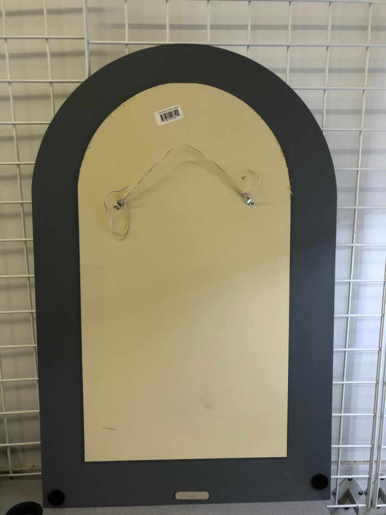 MOSIAC FRAME ARCHED WALL MIRROR.